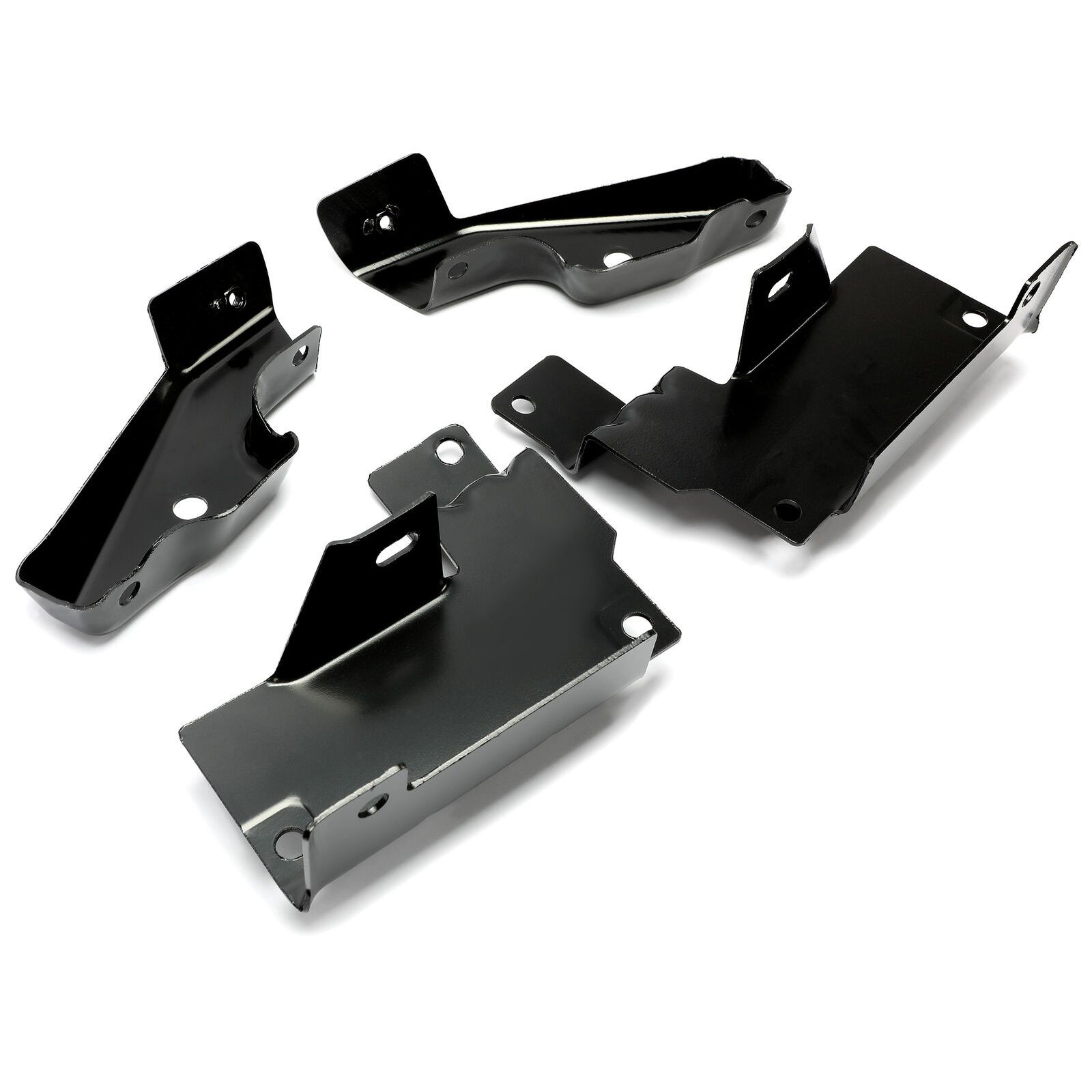 4PCS Front Steel Bumper Brackets Set For Chevy 03-06 Chevy Silverado 1500-3500