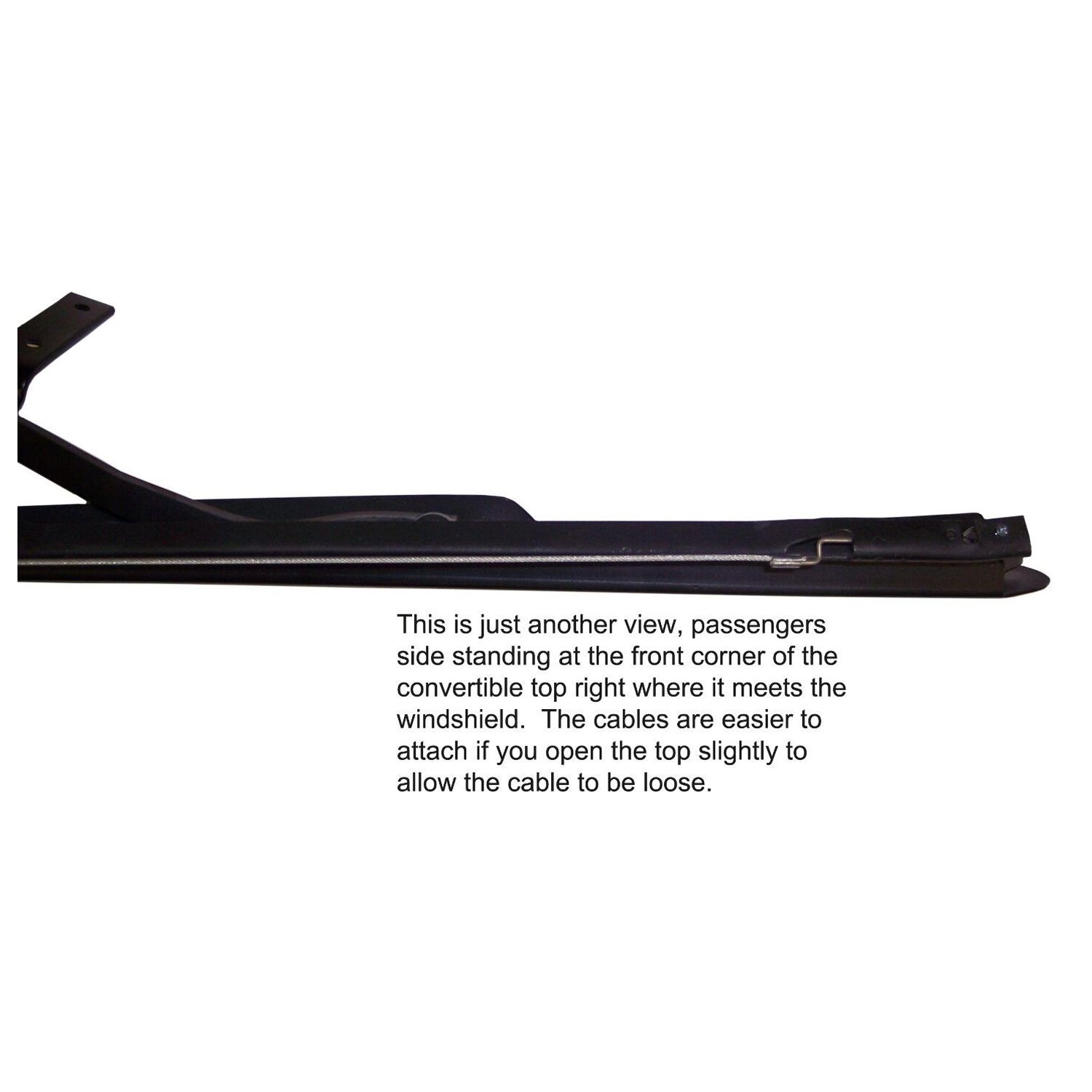 For 1965-1967 Oldsmobile 98 Holiday U/K Ninety Top Side Tension Cables Pr