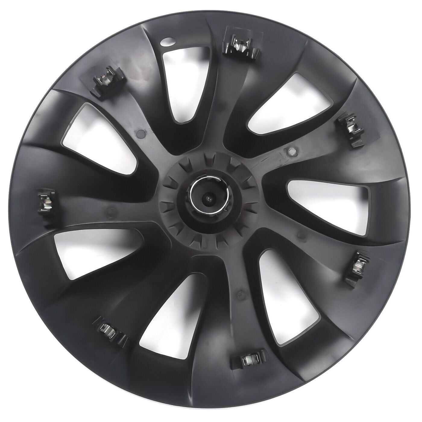 For 2020-2023 Tesla Y Sport Utility Wheel Hubcaps Rim Covers Matte Black 4PCS