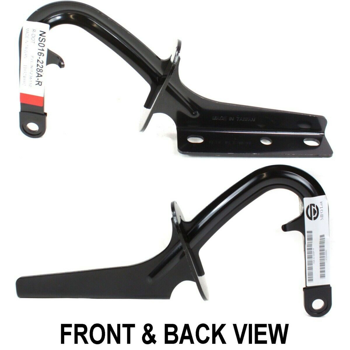 8 PCS - Set Hood Hinges Left-and-Right For Nissan Hardbody Truck LH & RH