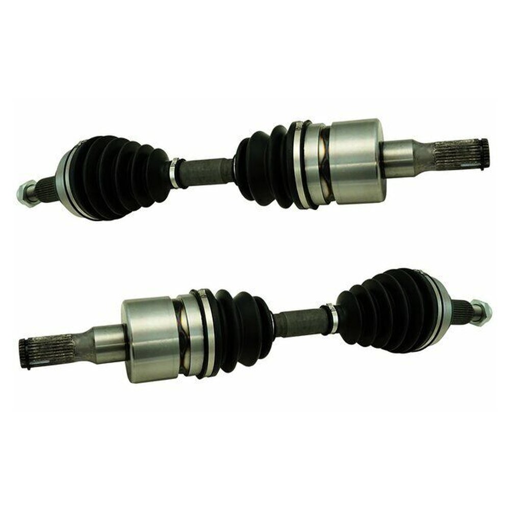 Front Axle Shaft Set For Hummer 06-10 H3 Sport Utility 09-10 H3T Crew Cab