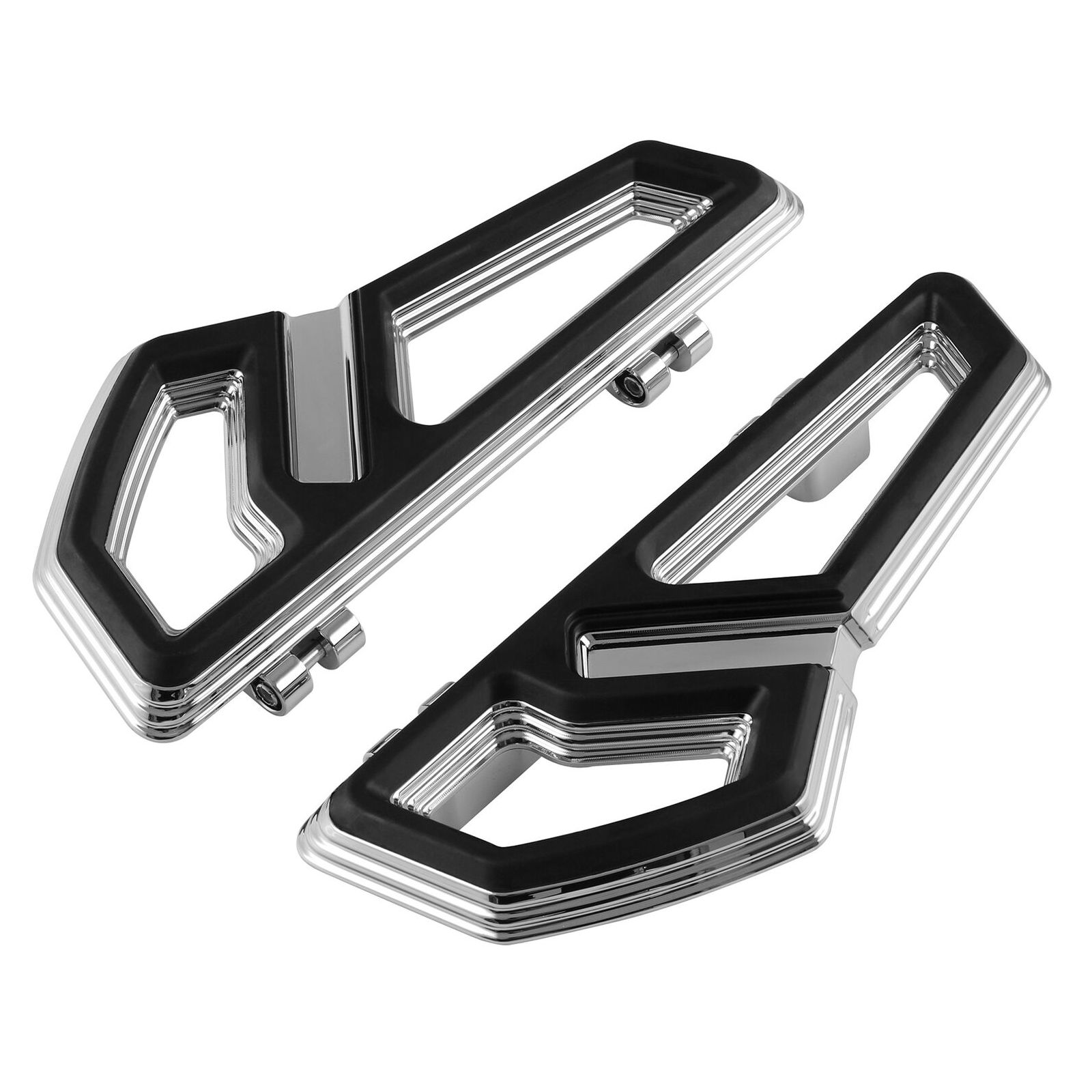 For 18-23 Harley-Davidson CVO Road Glide Chrome Driver Passenger Floorboards