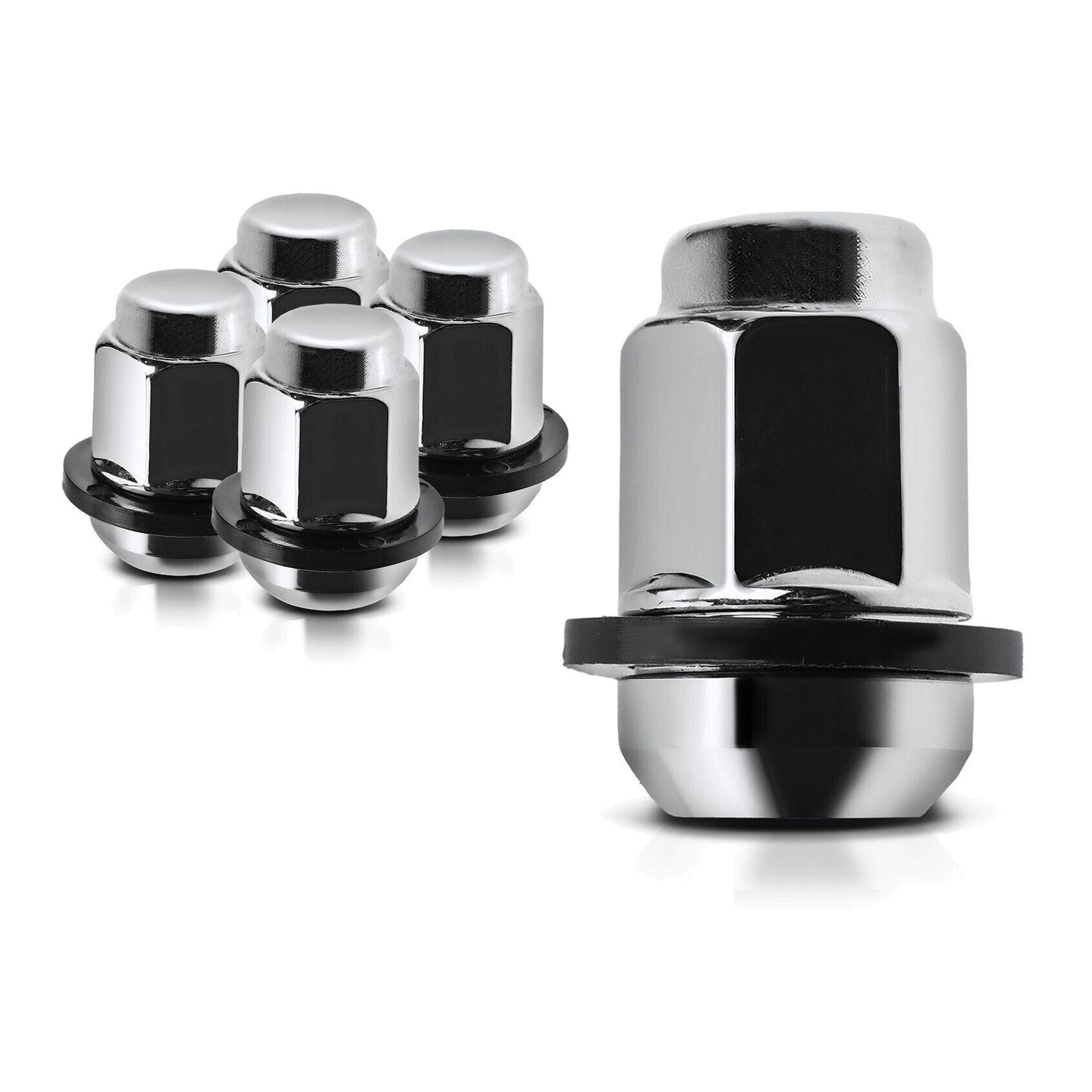5x M12-1.50 Front Or Rear Acorn Wheel Lug Nut For Honda Civic CR-V Accord Acura