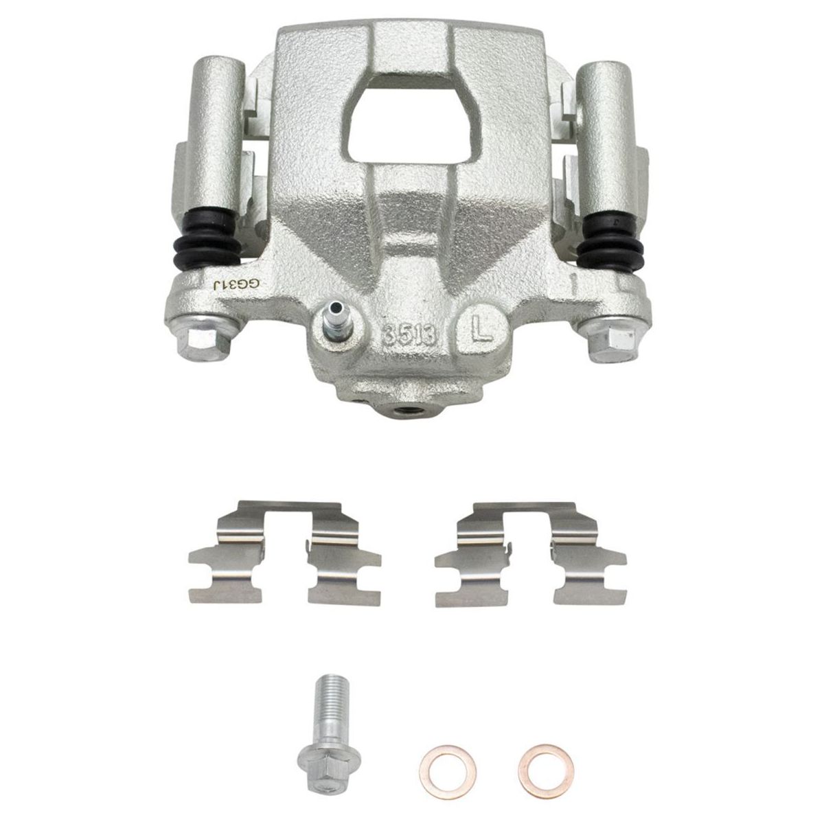 Rear Ceramic Pad For 13-18 Nissan Altima Advance Coated Rotor & Calipers Kit W/