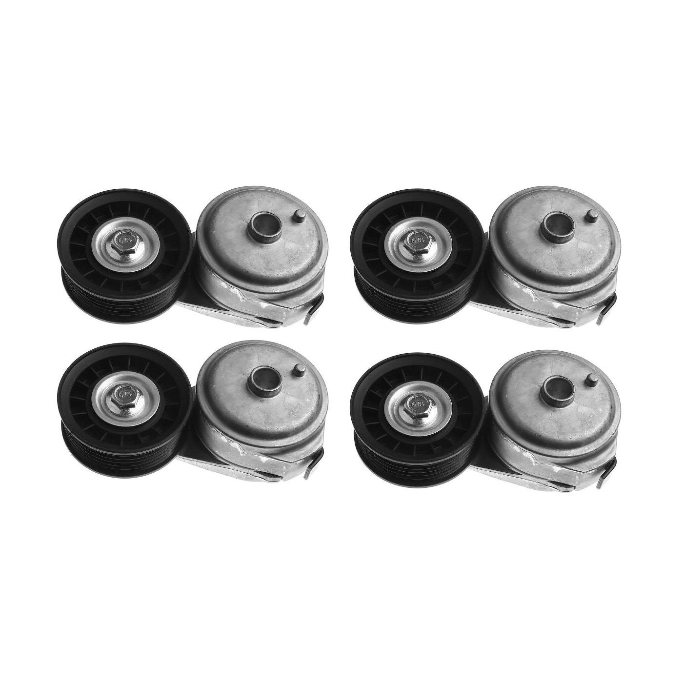 4 Sets Of - Belt Tensioner Assy For Chevy Express C1500 K2500 Tahoe Yukon Escalade