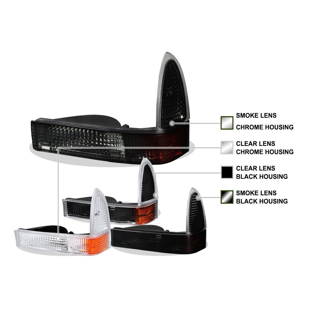 2 Sets Of - Smoke Corner Lights F350 Signal L+R