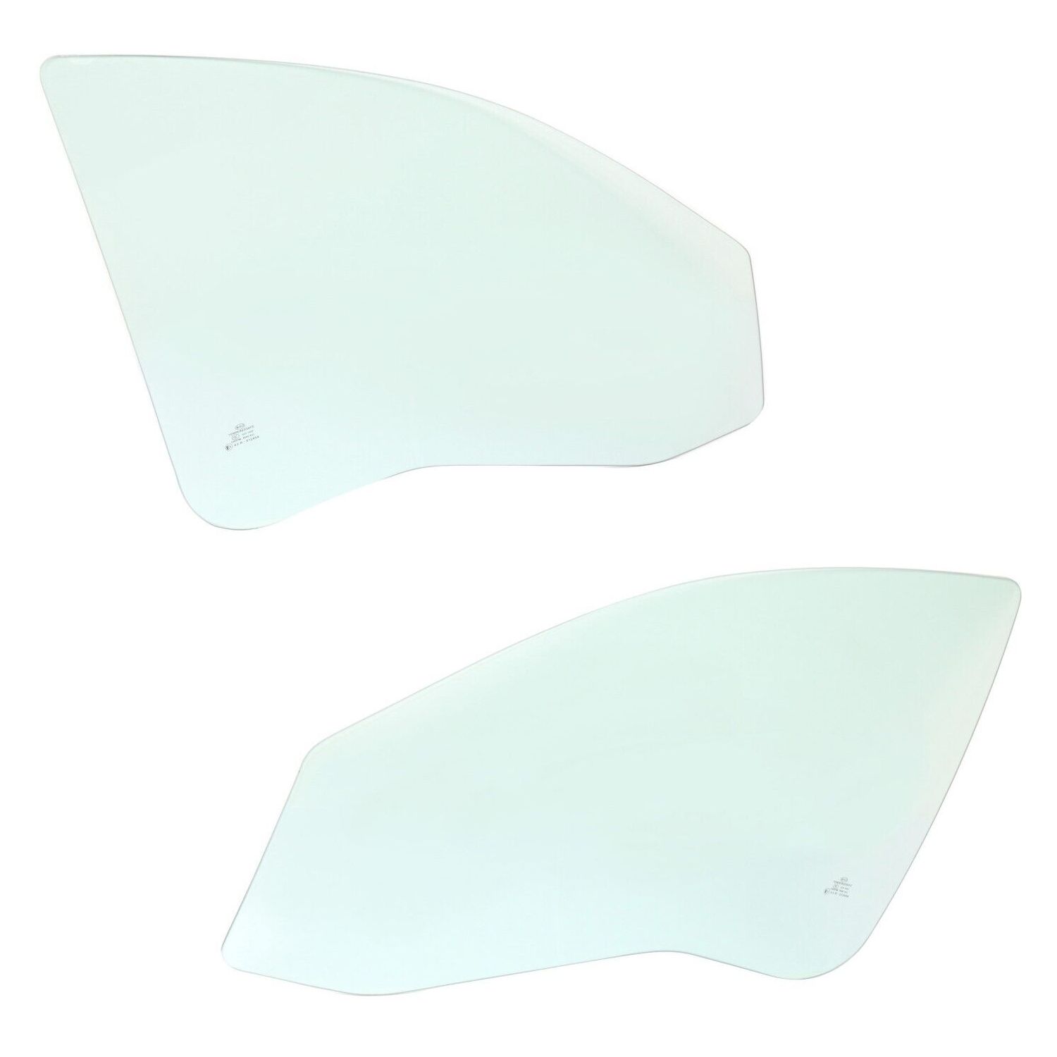 Door Glass For 06-12 Ford Fusion SEL Set Of 2 Front Driver And Passenger Side