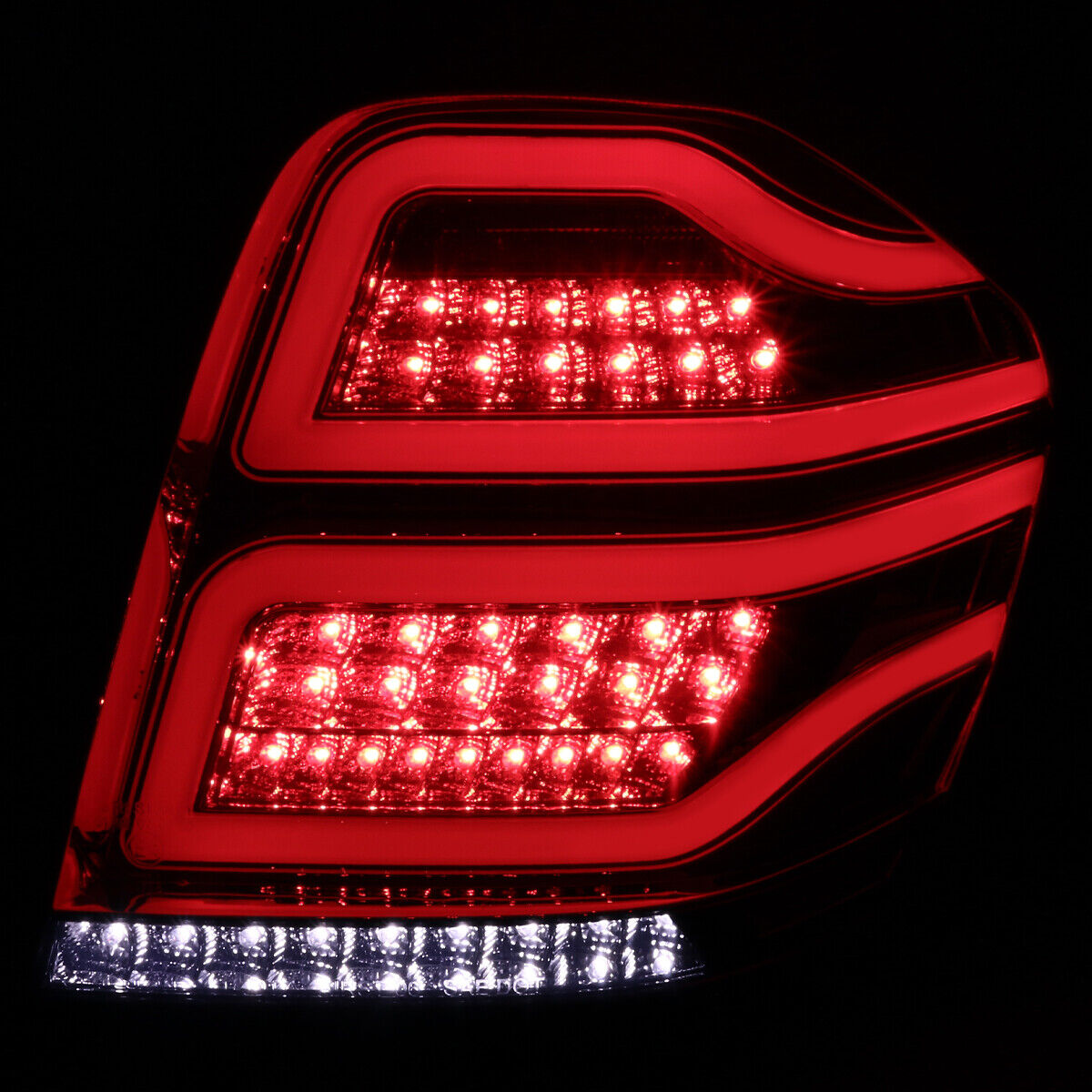 Red/Smoke Tail Lights Mercedes W164 ML-Class Full LED Lamps