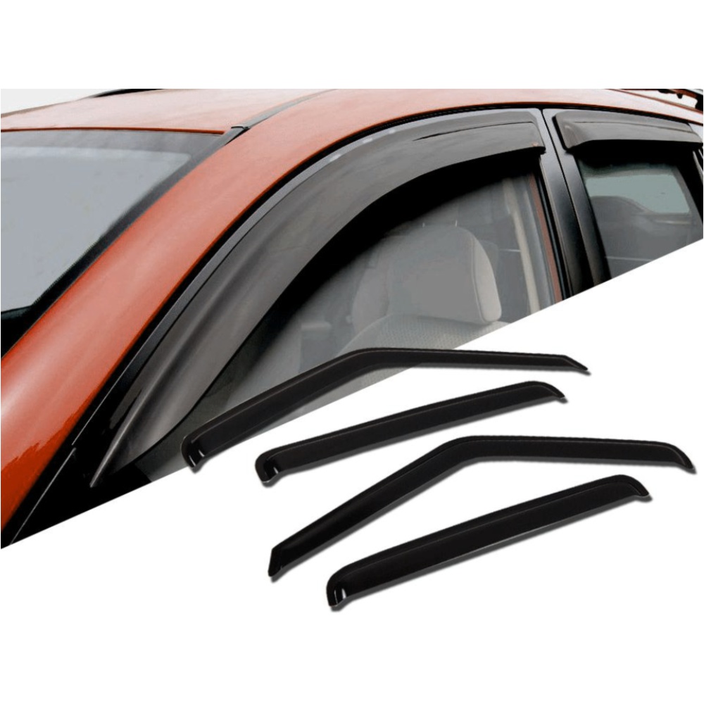 4pcs Out Channel Style Sun Rain Window Visors Visor For 94058