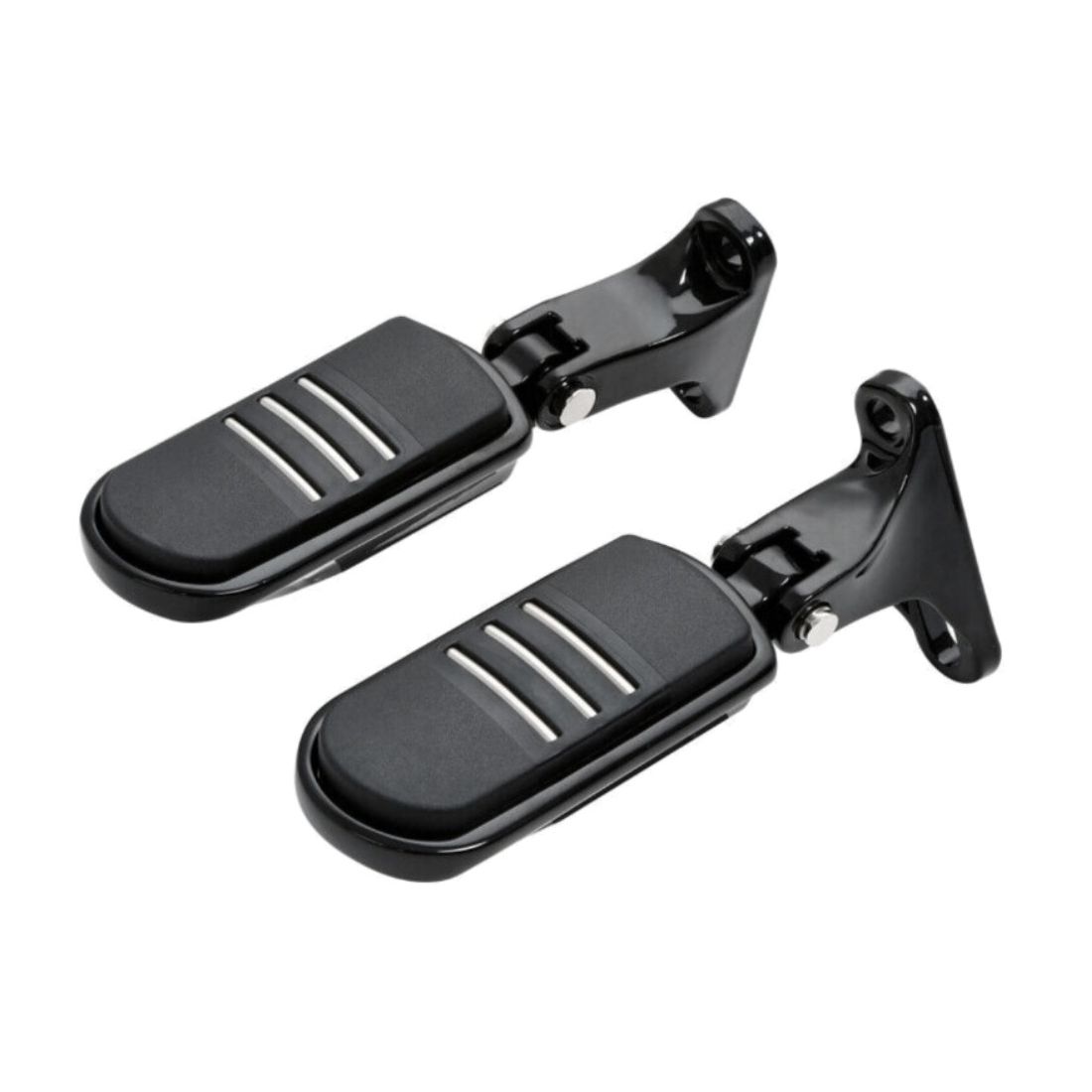 Black Rear Passenger Footpeg For 1993-2022 Harley-Davidson