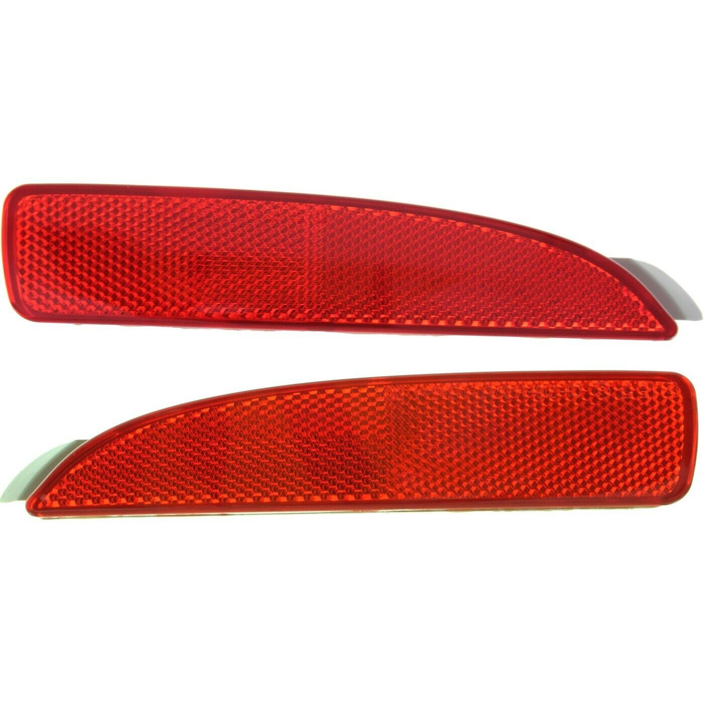 Bumper Reflector Set For Mazda 14-18 3 17-18 3 Sport 06-17 5 14-17 6 Rear 2-Pcs