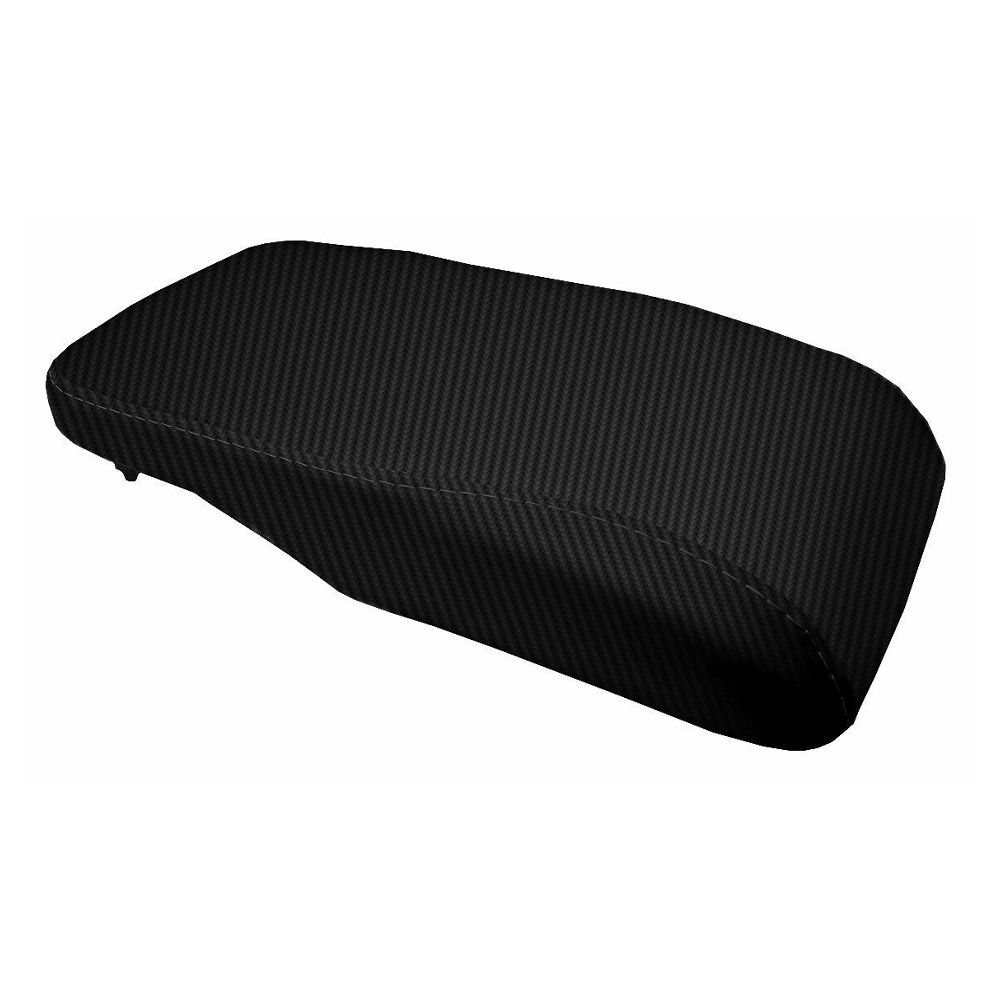 Console Lid Armrest Cover Carbon Fiber For 2013-2018 Toyota Avalon Sedan Black