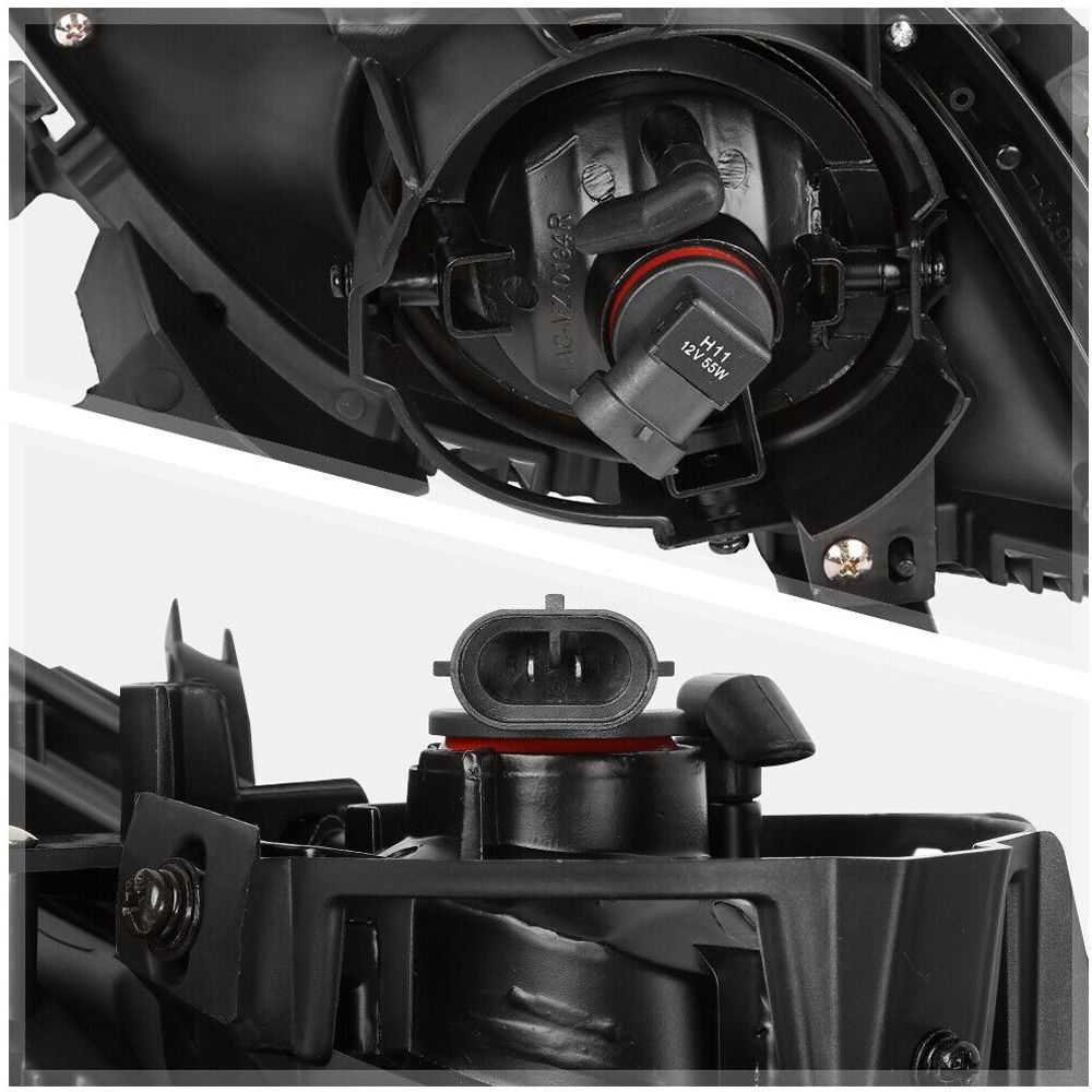 Fits 2014-2016 Mazda 6 [Smoke] Fog Light Lamp W/Switch+Harness+Chrome Trim Bezel
