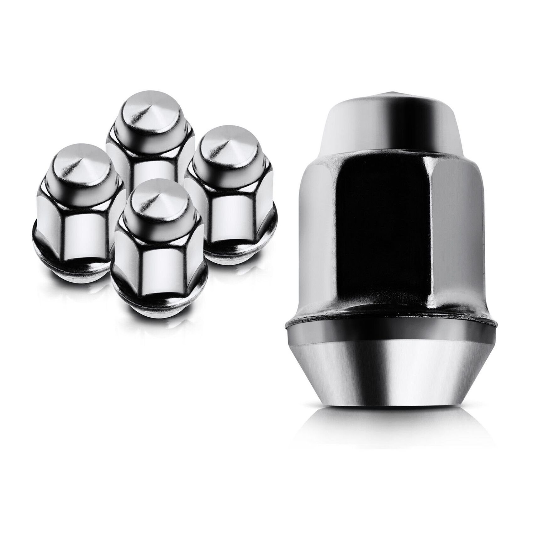 20 PCS - M12-1.50 Front / Rear Dometop Wheel Lug Nut For Chey Impala GMC Buick Isuzu