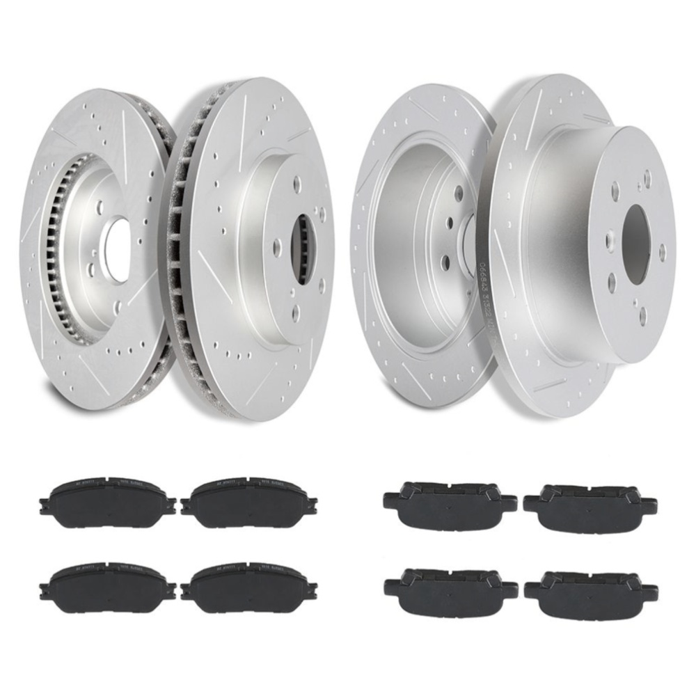 Ceramic Brake Pads And Rotors Front Rear For Avalon Camry Solara Limited