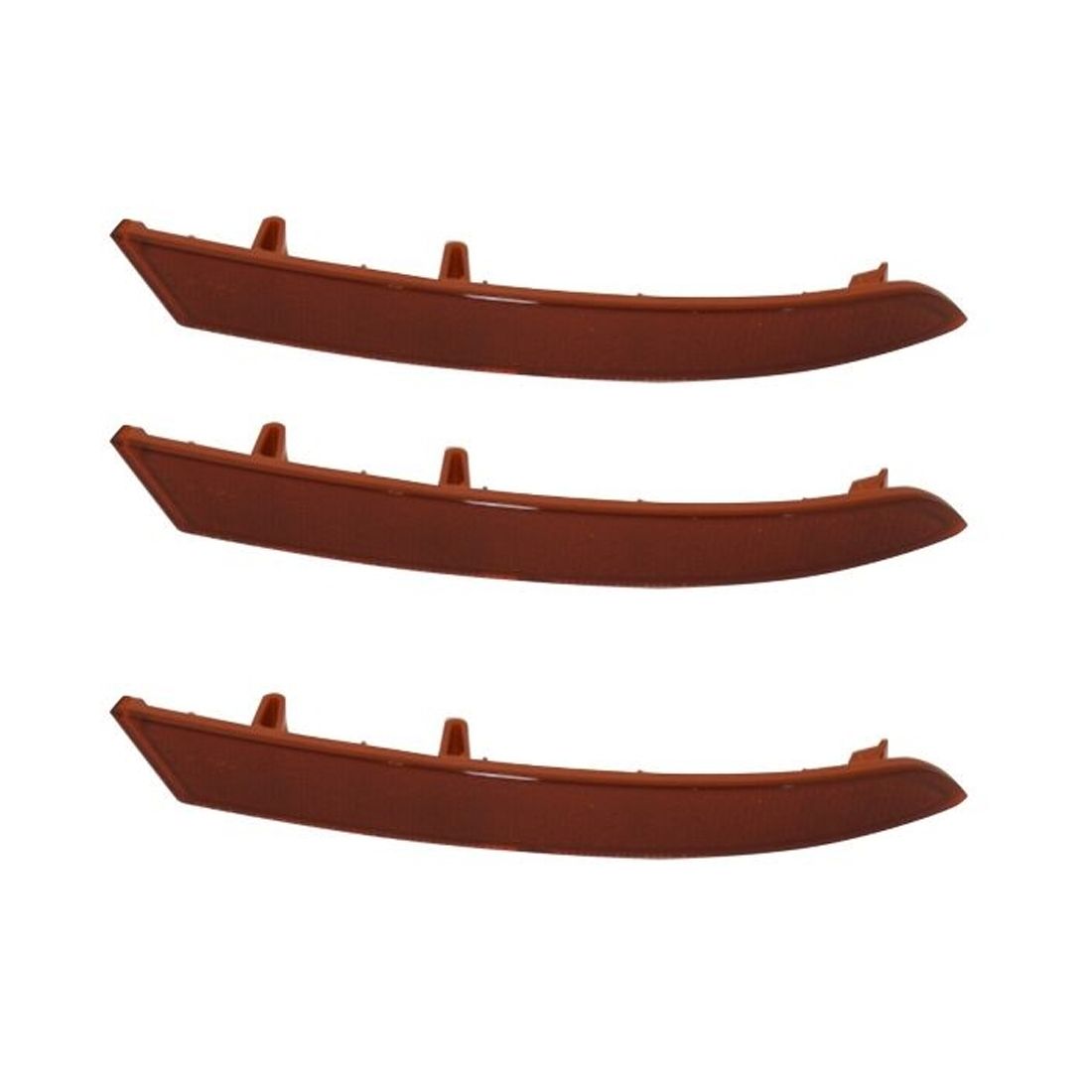 3 Sets Of - For 18-21 X3 Bumper Face Bar Reflector Light Lamp Rear Driver Left Side