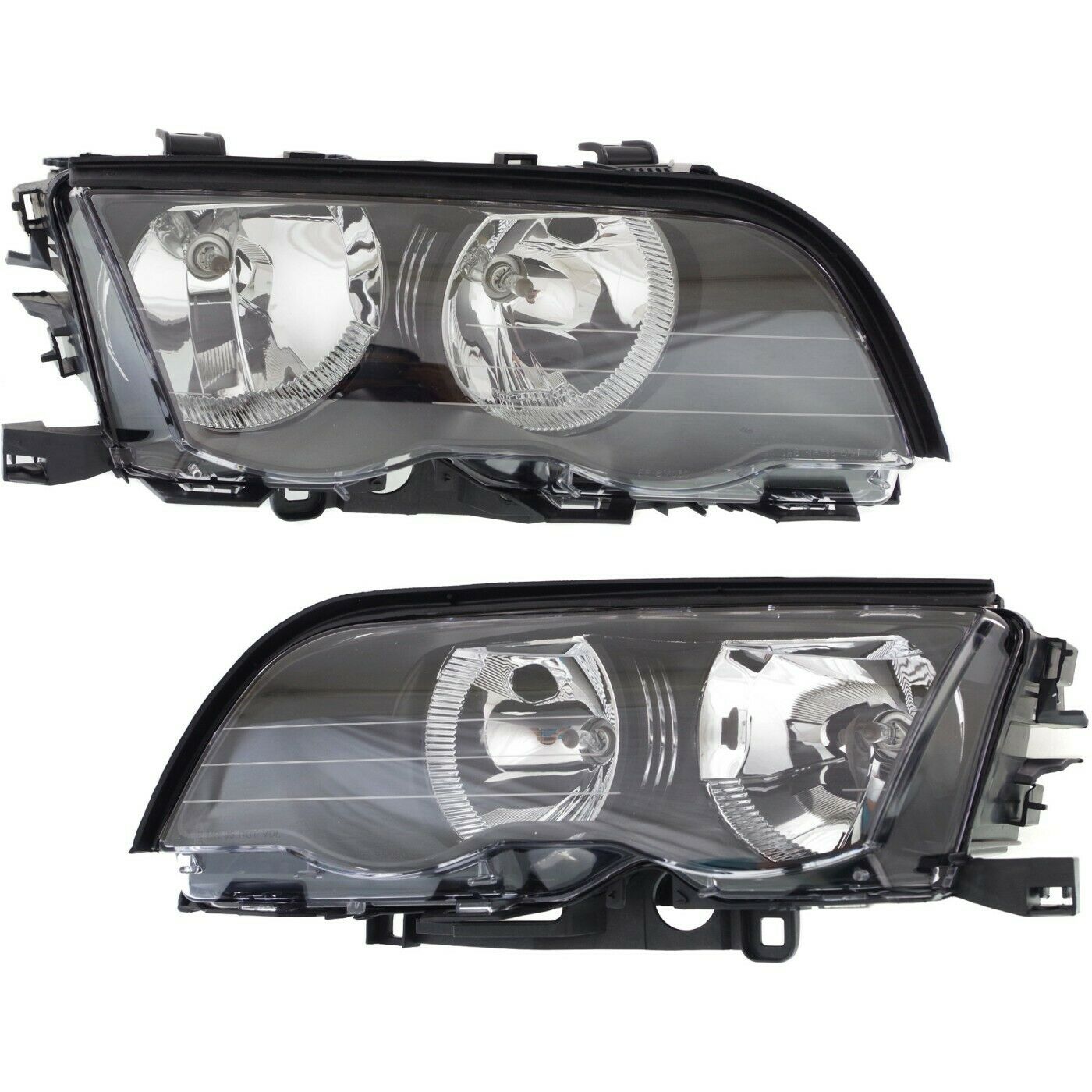 Headlights Headlamps Left & Right Lamp Pair Set For BMW 3 Sedan Series
