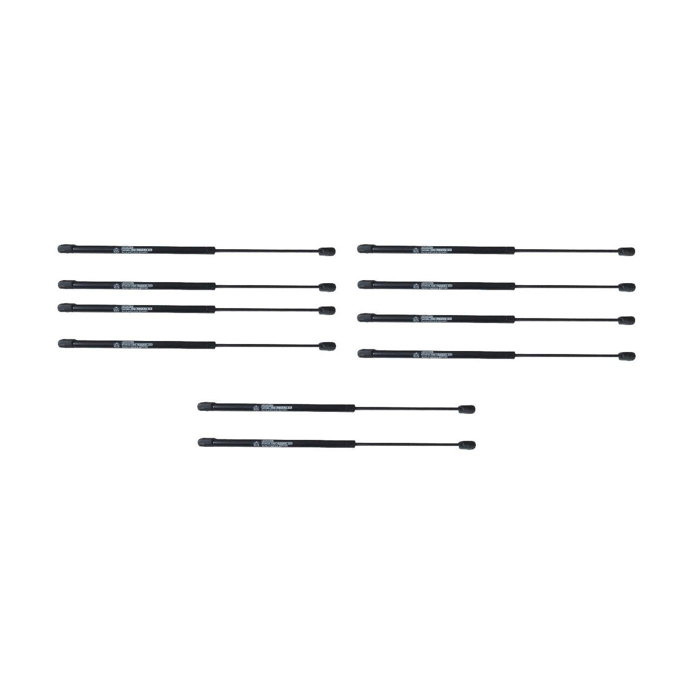 5 Sets Of - Rear Window Glass Gas Lift Supports Fit 07-17 Suburban Tahoe Escalade