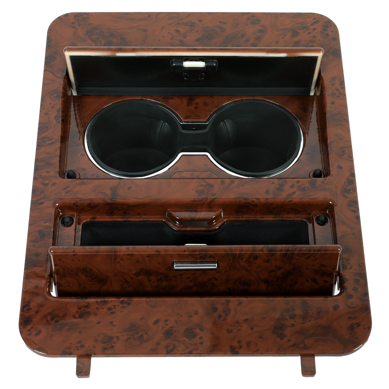 2 Sets Of - Woodgrain Center Console Cup Holder/Storage Full Size Trucks Suv's For