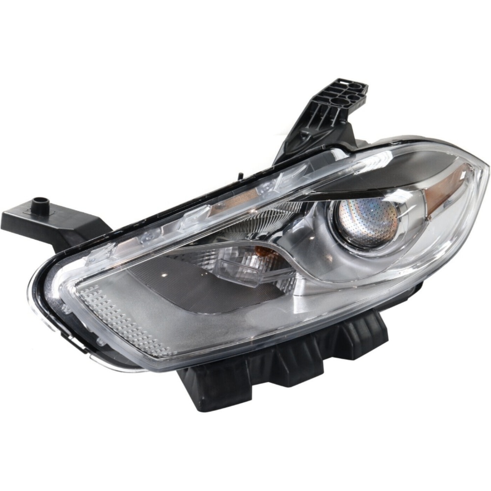Headlight For 2016 Dodge Dart Sedan Driver And Passenger Side Chrome Interior