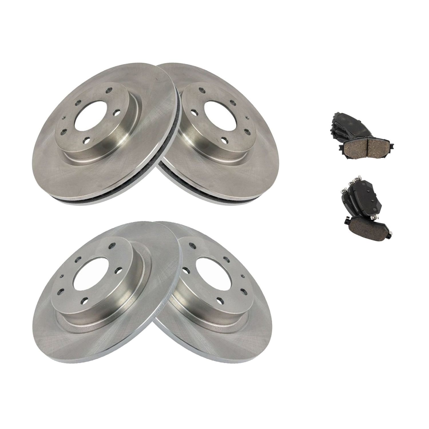 For 2016-2017 6 Touring Sedan Front & Rear Ceramic Brake Pad & Rotor Kit W/