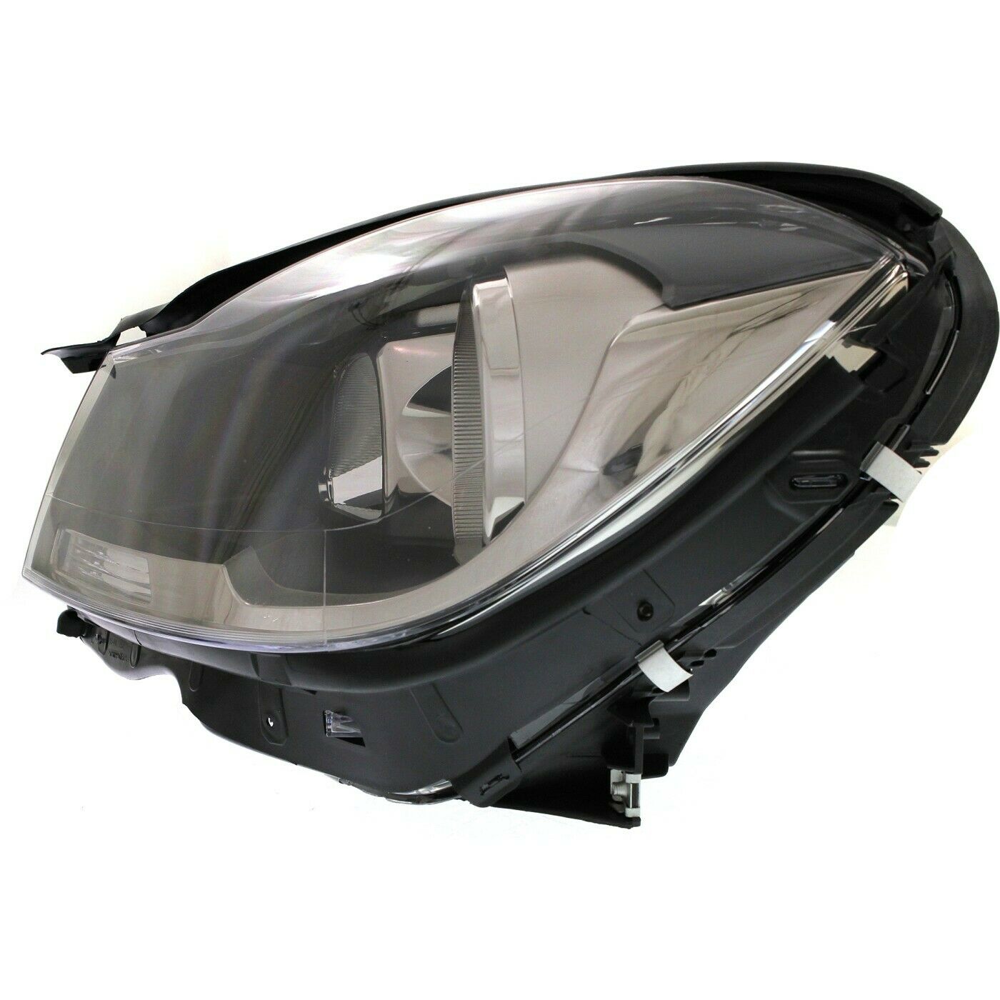 Headlight For 12-15 C250 12-15 C350 12-15 C63 AMG Left Black Housing With Bulb