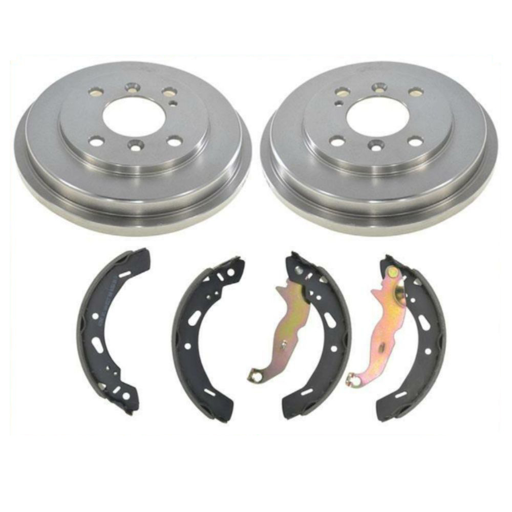Rear Drums & Brake Shoes For Ford Fiesta Fiesta Ikon SE With Rear Drum Brakes