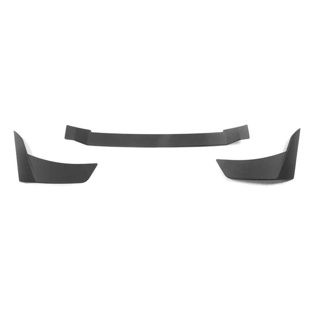 Fits 21-23 Ford Mustang Mach-E Matte Black Rear MID Trunk Spoiler Lip ABS 3PCS