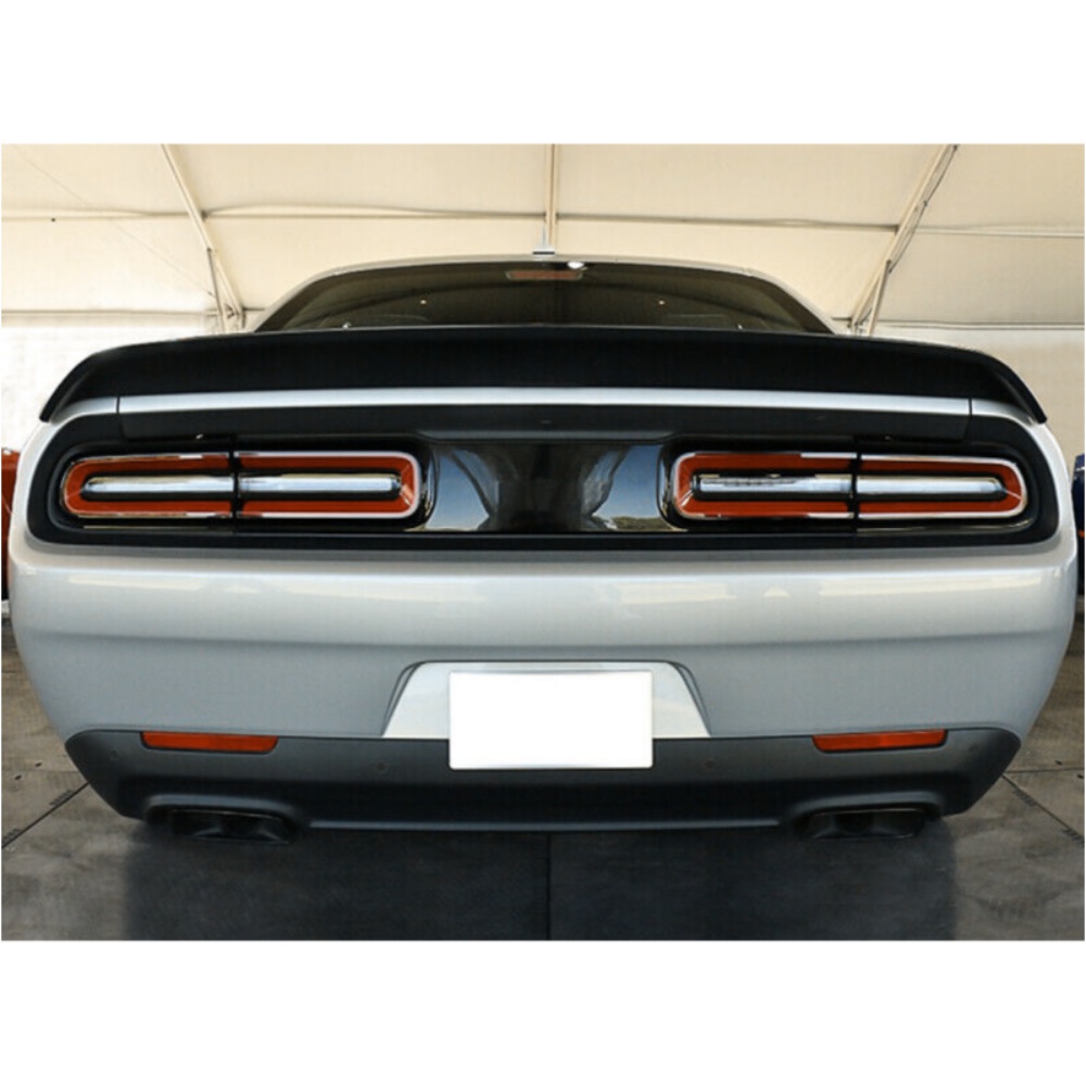 For 2008-2022 Dodge Challenger Coupe Trunk Spoiler Wing Lid Gloss Black ABS