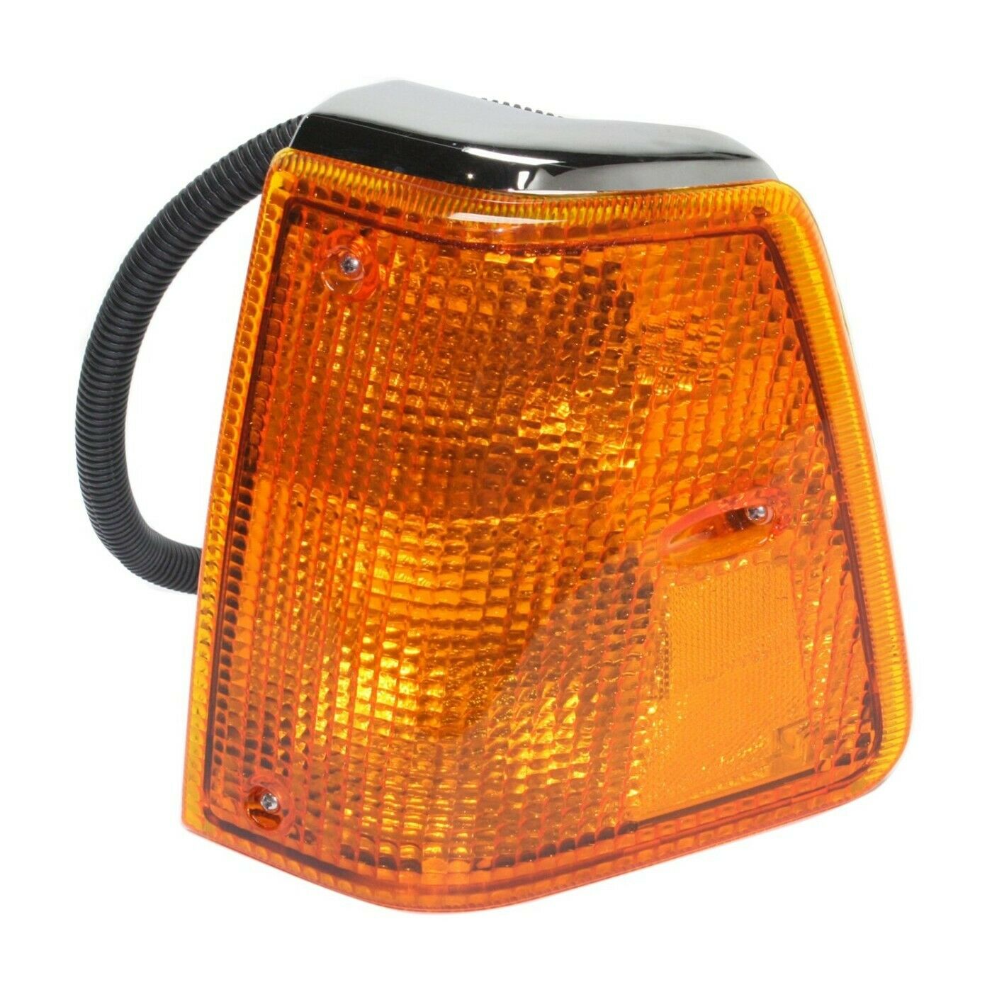 Turn Signal Light Set For Volvo WC Volvo WI W/ Bulb(s)/Amber Lens LH & RH 2-Pcs