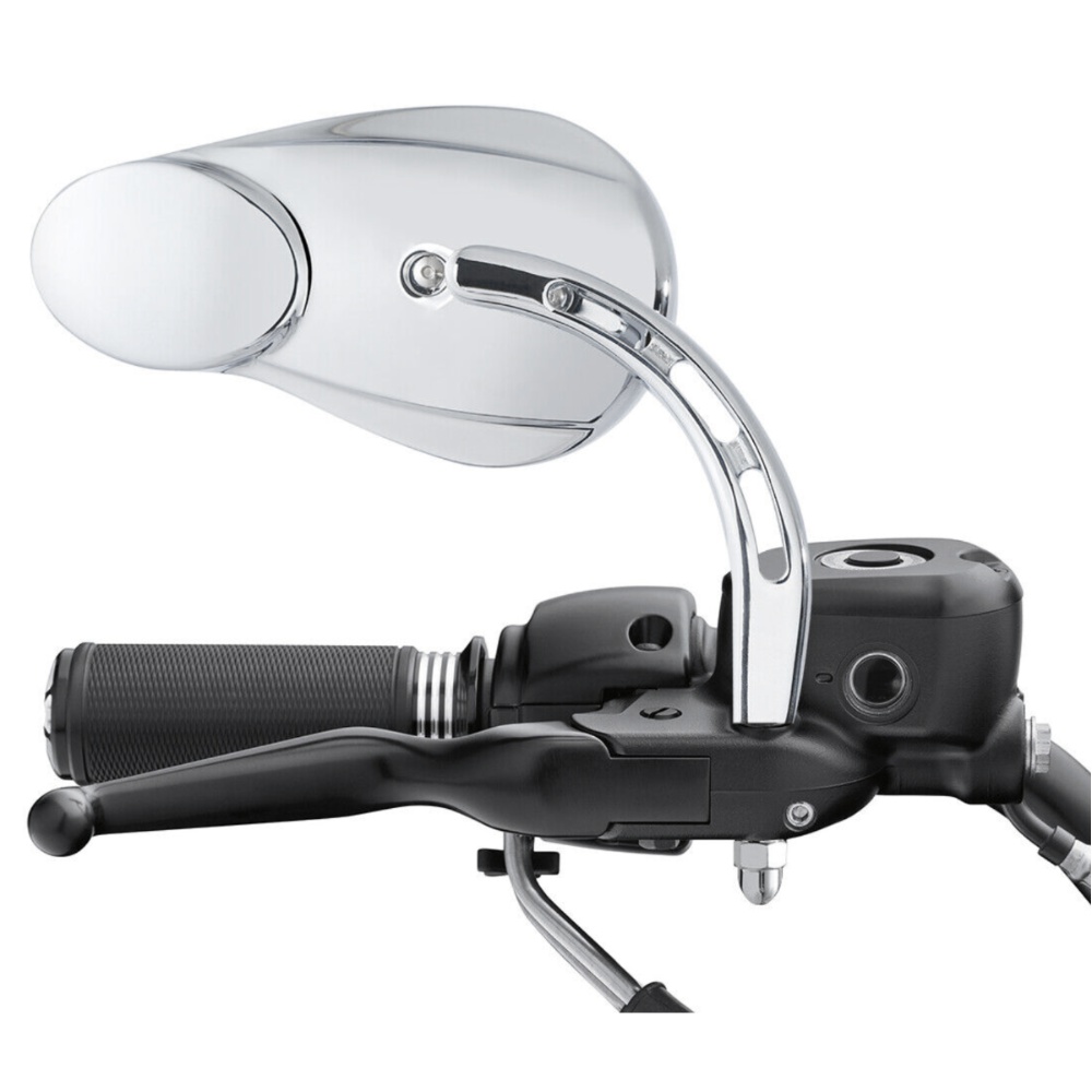 Universal 8mm Double Rear View Side Mirrors For Harley-Davidson Road US