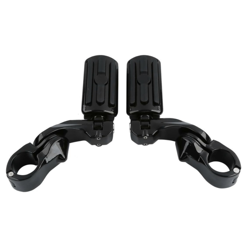 1.25" 1 1/4" Highway Foot Pegs For Harley-Davidson Honda Kawasaki Road US