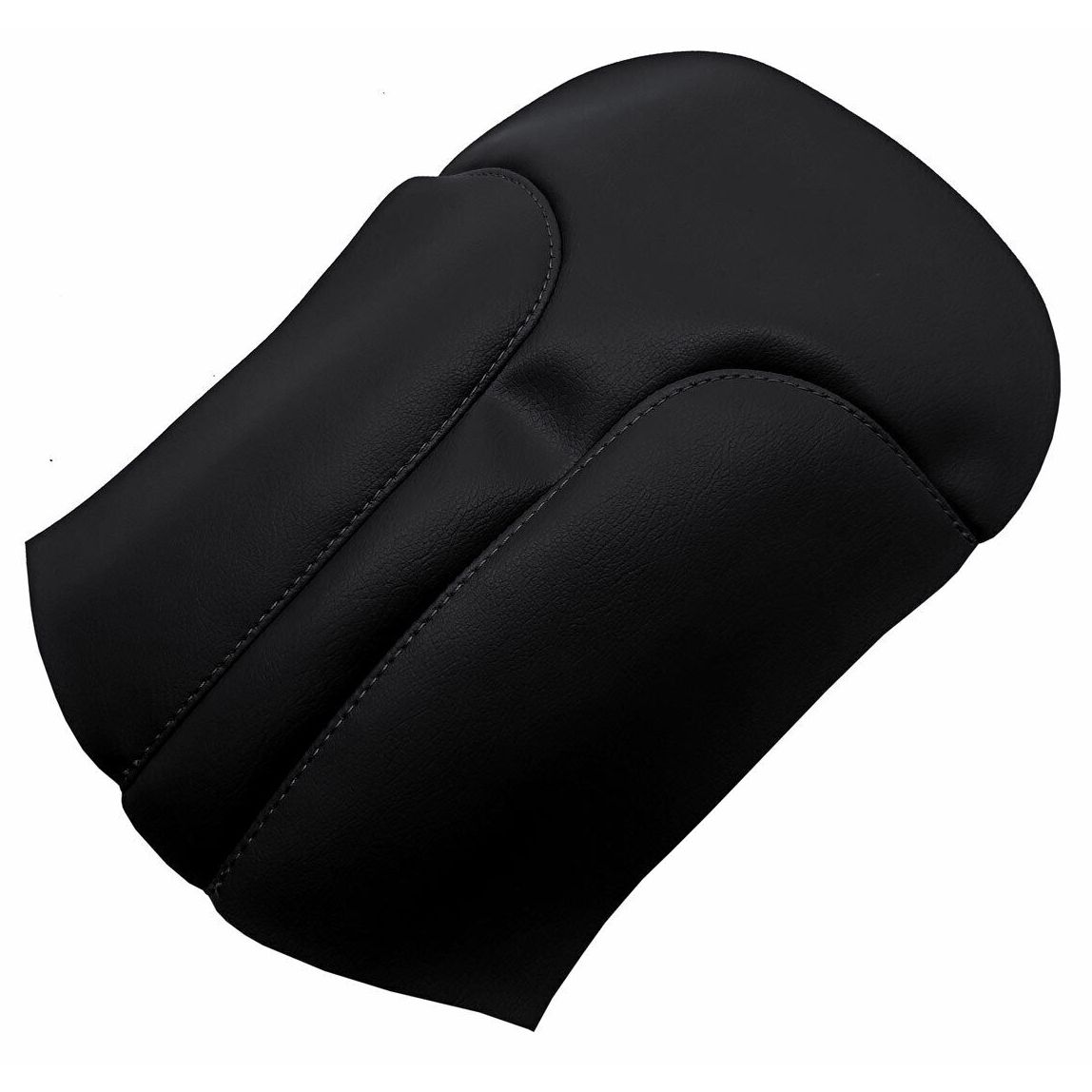 Center Console Lid Armrest Cover PVC Leather For 17-20 Rogue Sport Utility Black