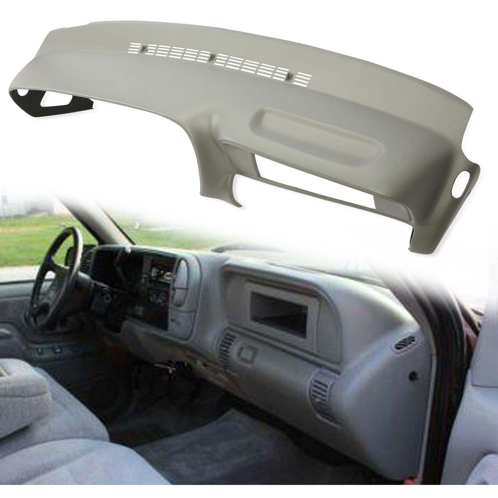 Molded Dash Cover For 97 98 99 SUVs & 97-00 Trucks In Grey