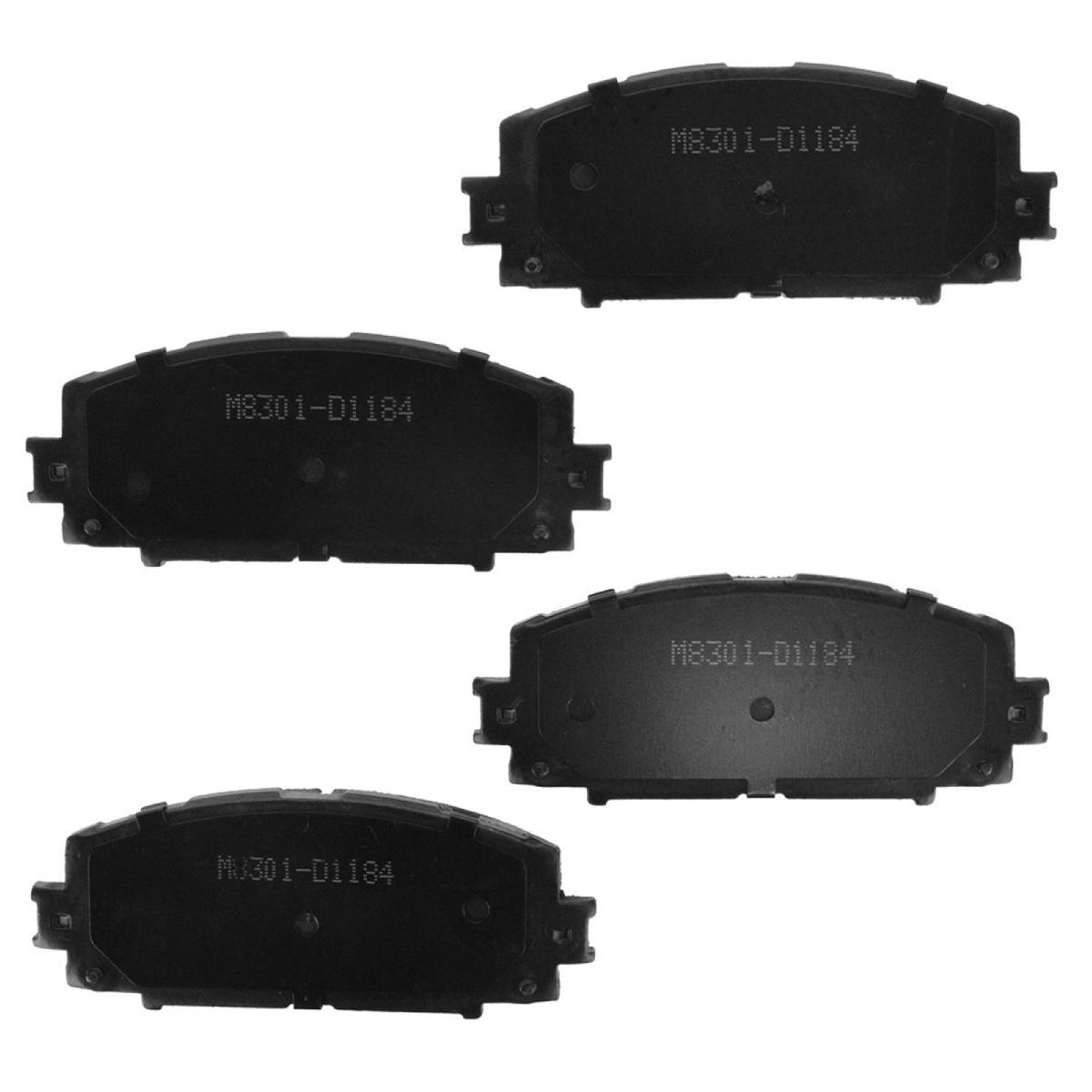 Brake Pad & Rotor Front Semi Metallic Kit For 13 IQ 12-19 Prius C 07-18 Yaris IQ