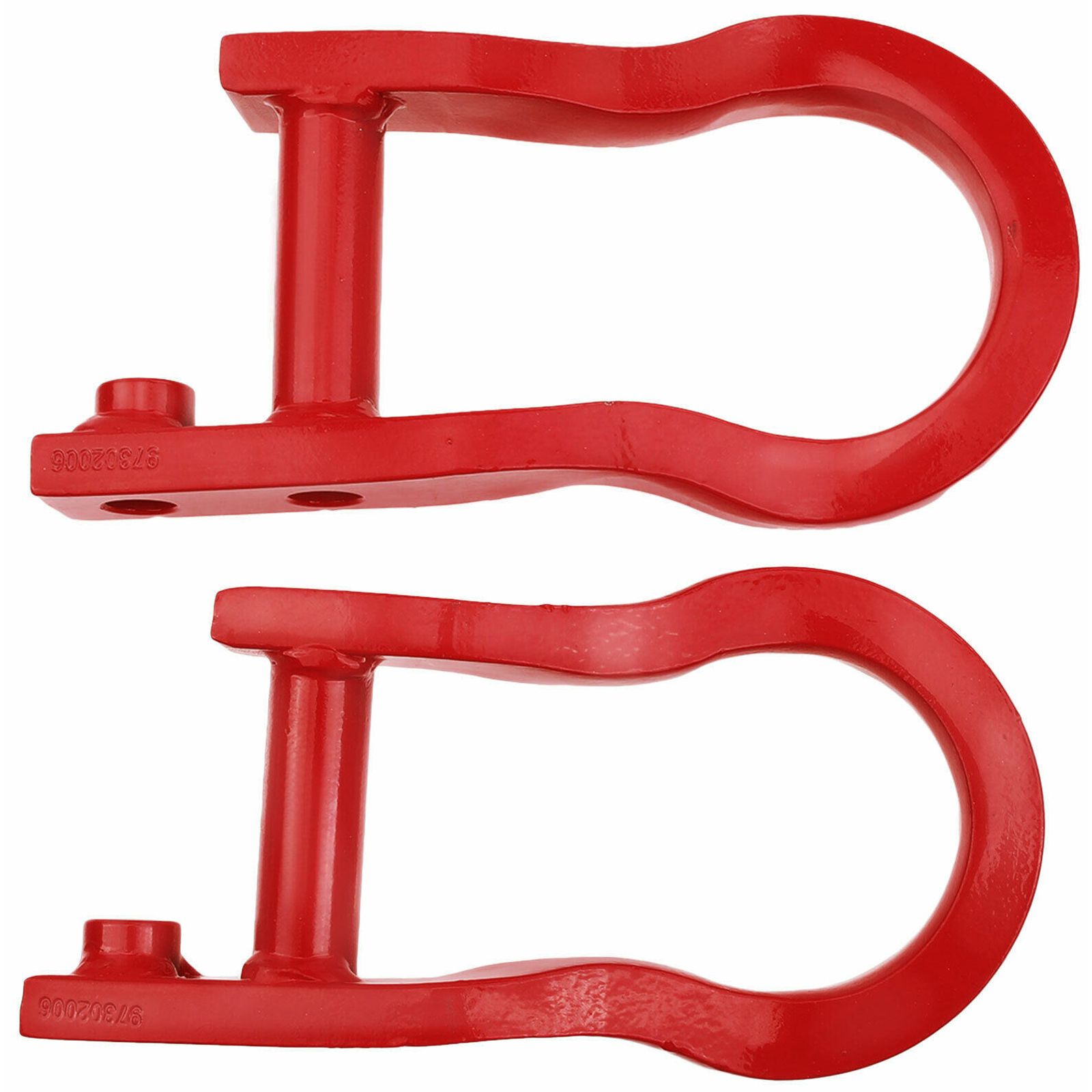 2 Red Tow Hooks For Chevy Silverado GMC Sierra 1500 2007-2019 84192871