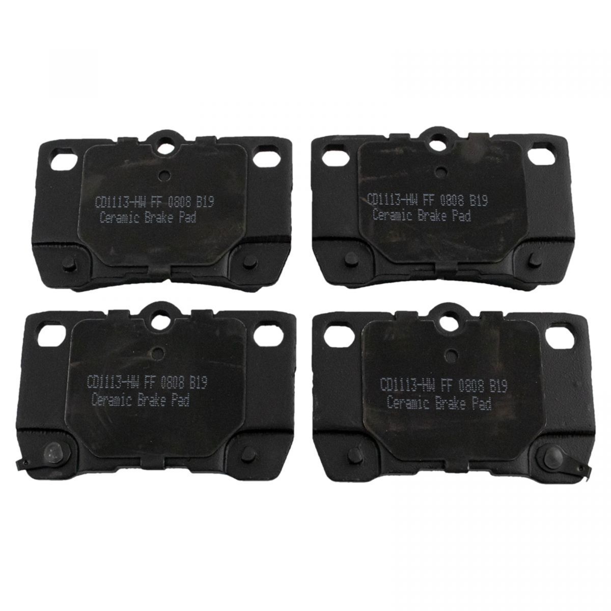 Front & Rear Ceramic Disc Brake Pad Kit Set For Lexus GS LS