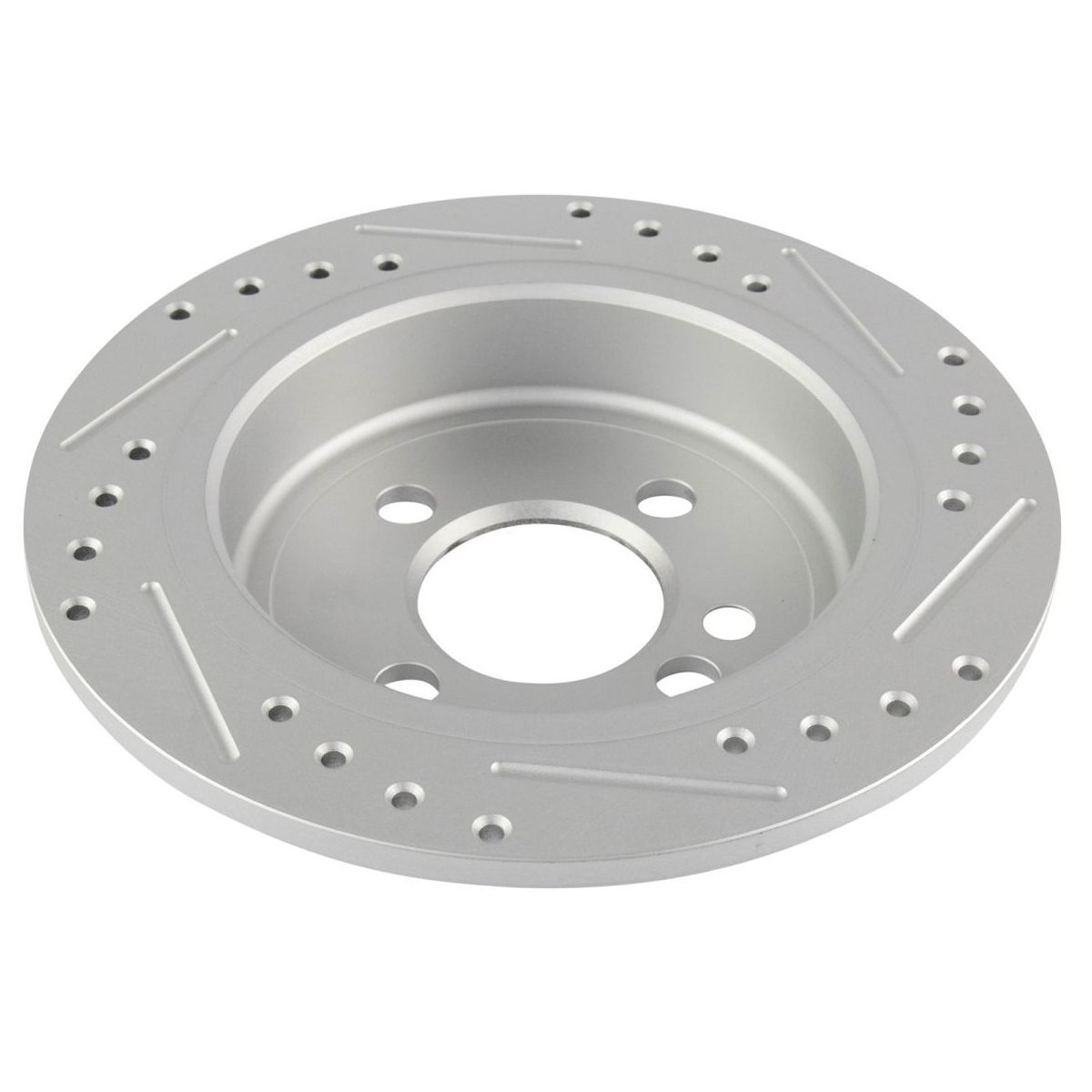 For Mini 07-08 Cooper Base Rear Brake Calipers Ceramic Pads & Drilled Rotors