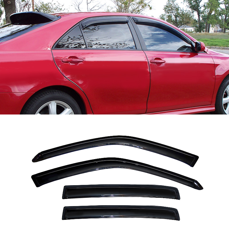 2 Sets Of - Out Channel Style Sun Rain Window Visors Visor For 94017