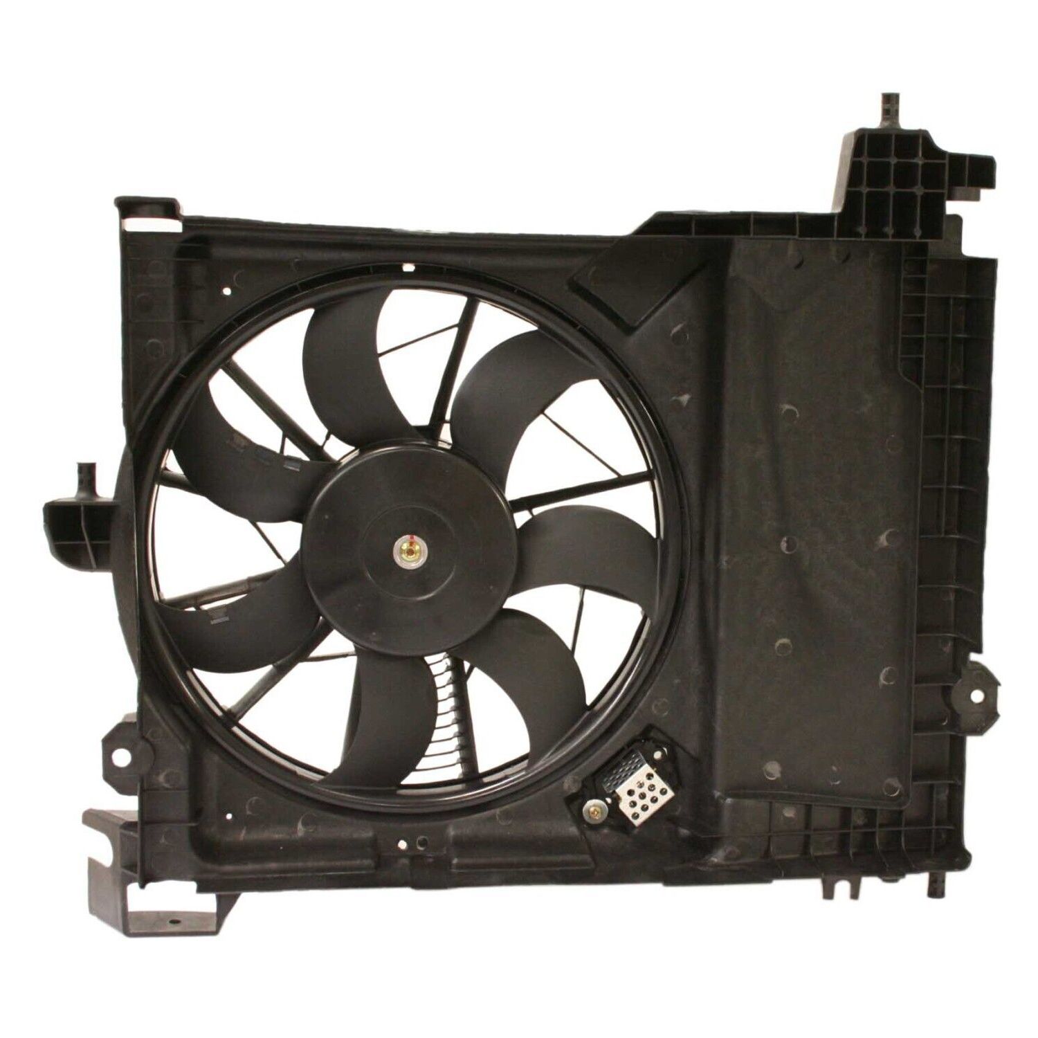 A/C Condenser Cooling Fan For 2007-2009 Aspen Sport Utility Condenser Mounted