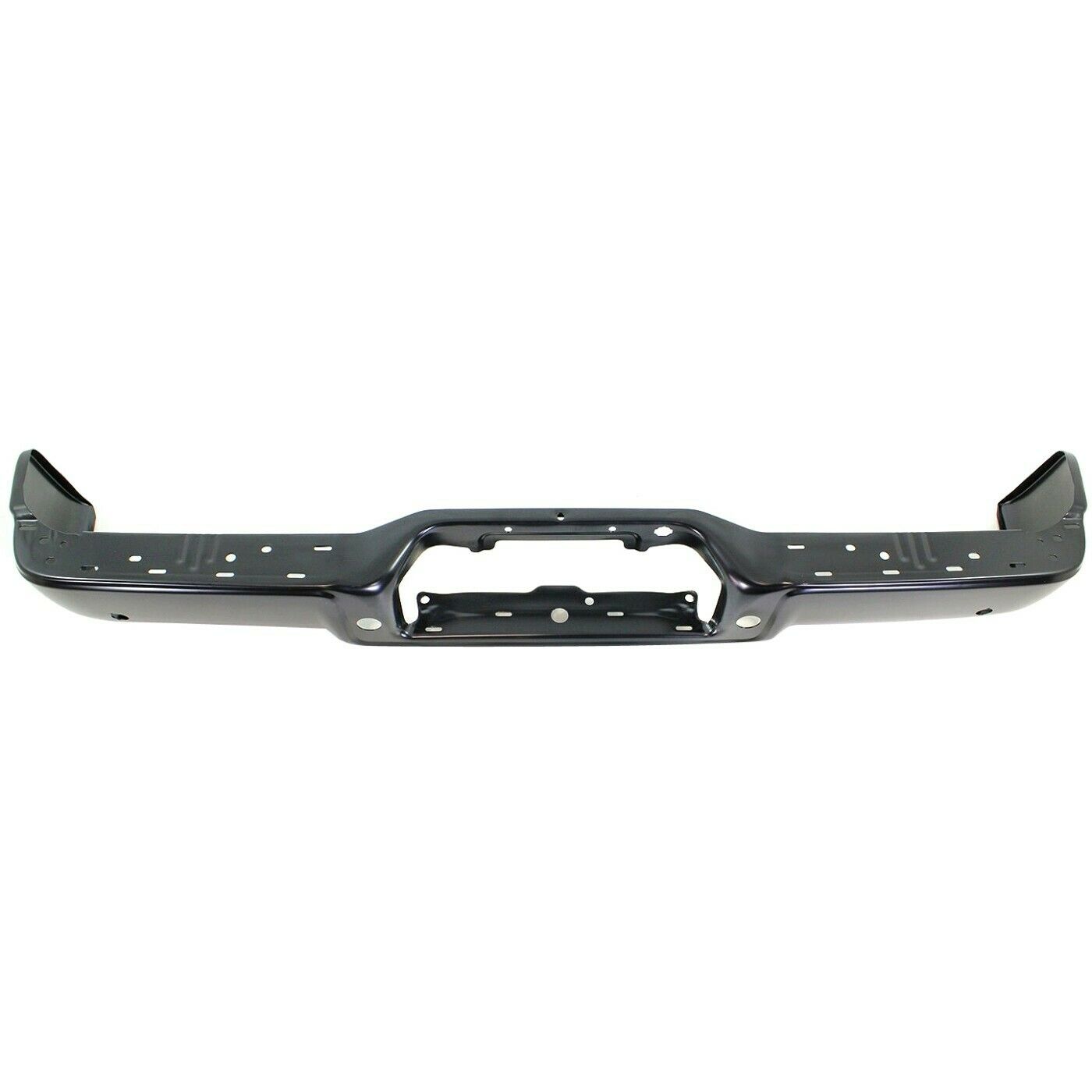 Step Bumper For 2006-2008 Ford Lincoln With Sensor Holes Powdercoated Black Rear
