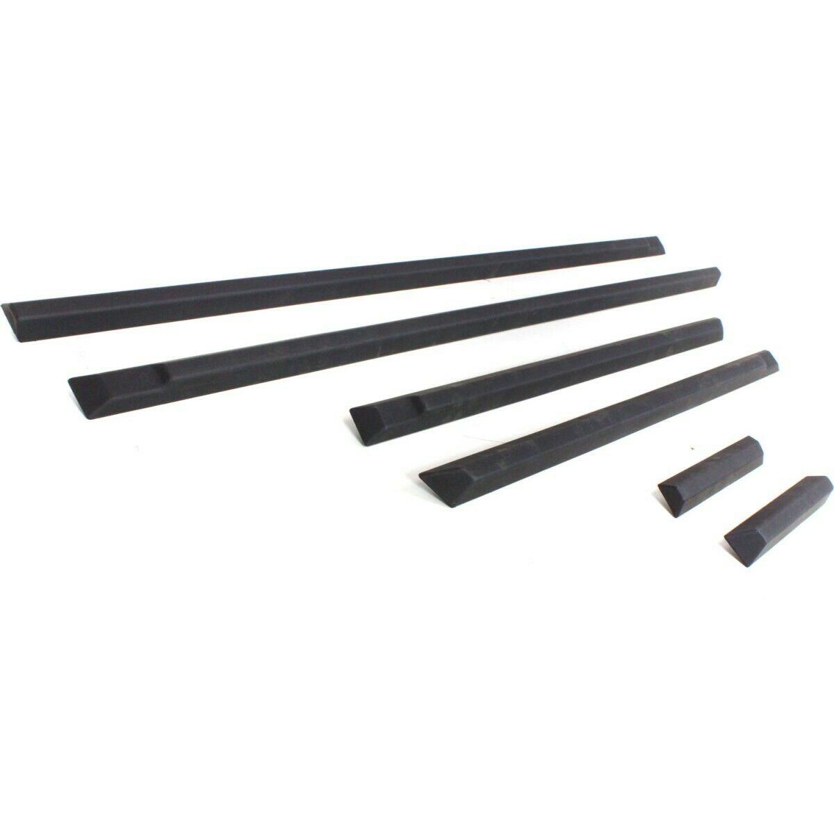 Set Of 6 Door Molding And Beltlines Front Left-and-Right For BMW 3-Series
