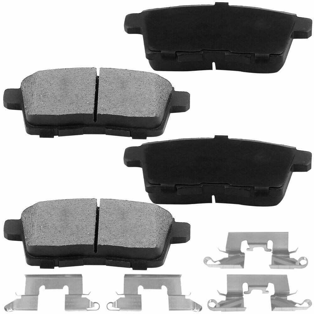 (4) Front Ceramic Brake Pads For Versa Nissan Versa 13 14 - 16 Versa 12 1.6L