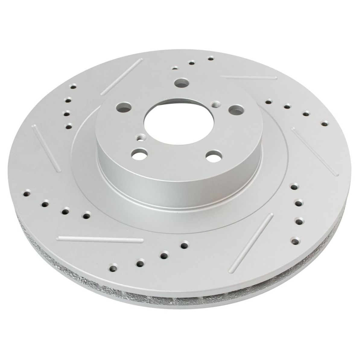 Front & Rear For 2001 Outback Drilled Slotted Rotor & Ceramic Brake Pad Kit