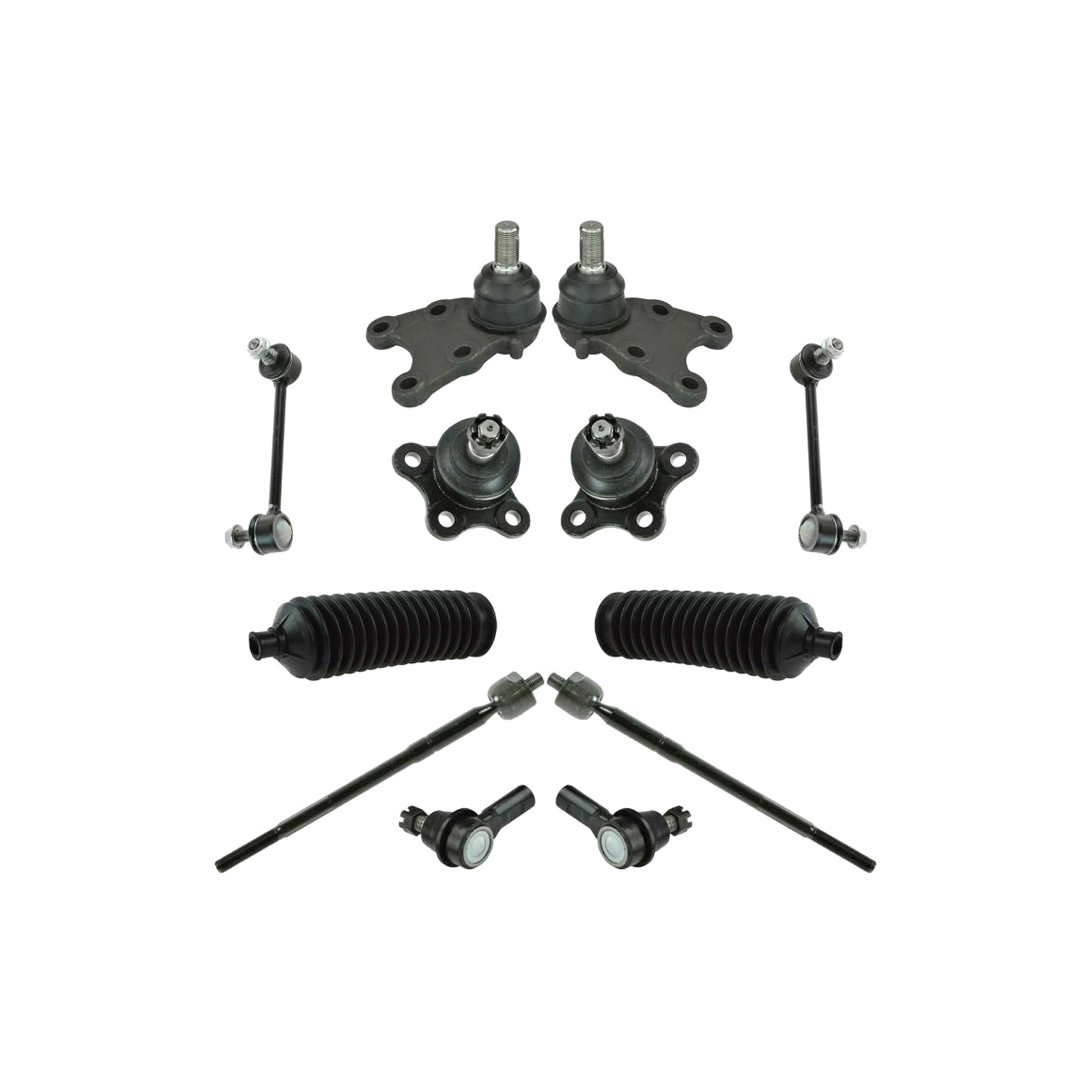 12-pc Steering & Suspension Front LH RH Kit Set For Honda Isuzu