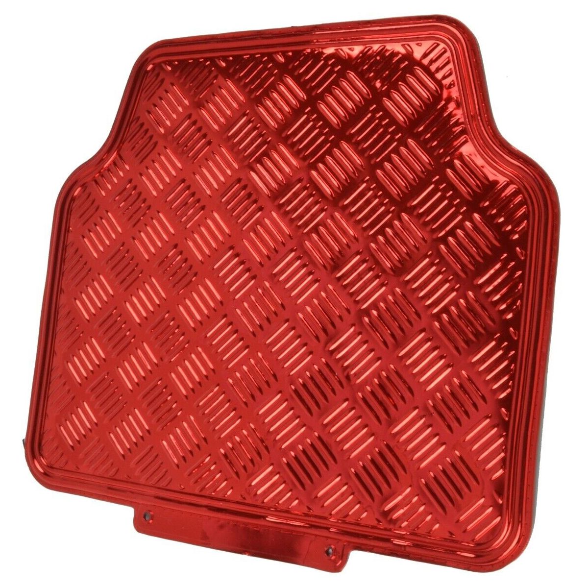 For 15 Leon CarXS Red Metallic Rubber Floor Mats Set 4pc Car Interior Set Auto