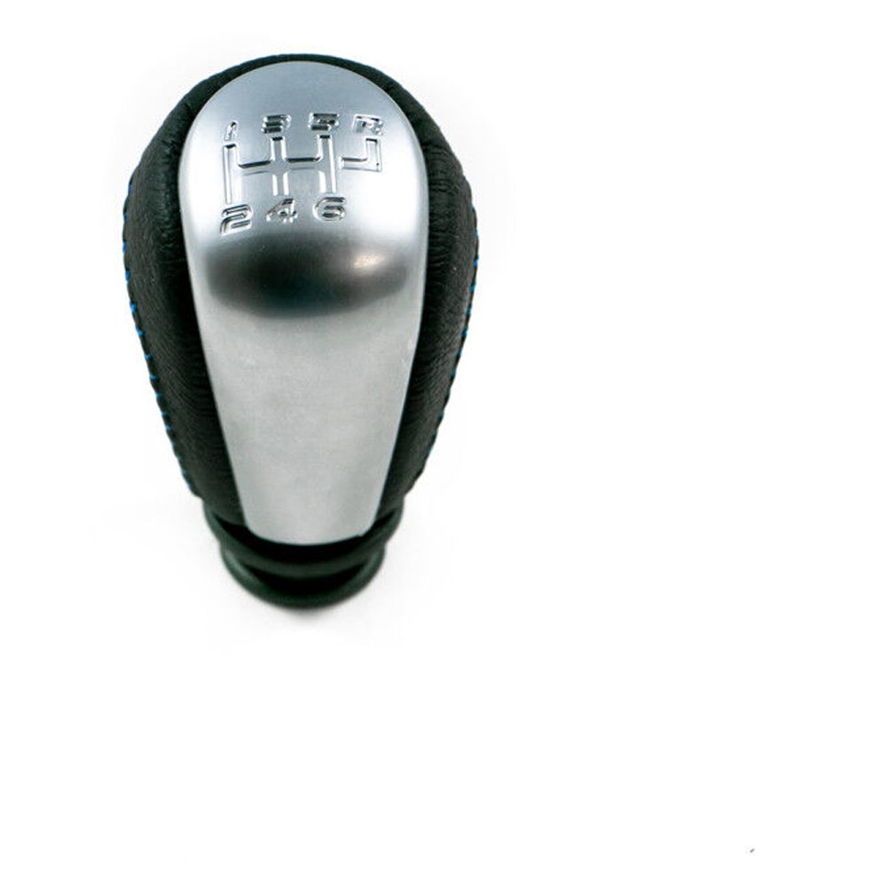 For 04-06 Pontiac 6 Speed Manual T56 Shift Shifter Knob Blue Stitch Lmp1305B