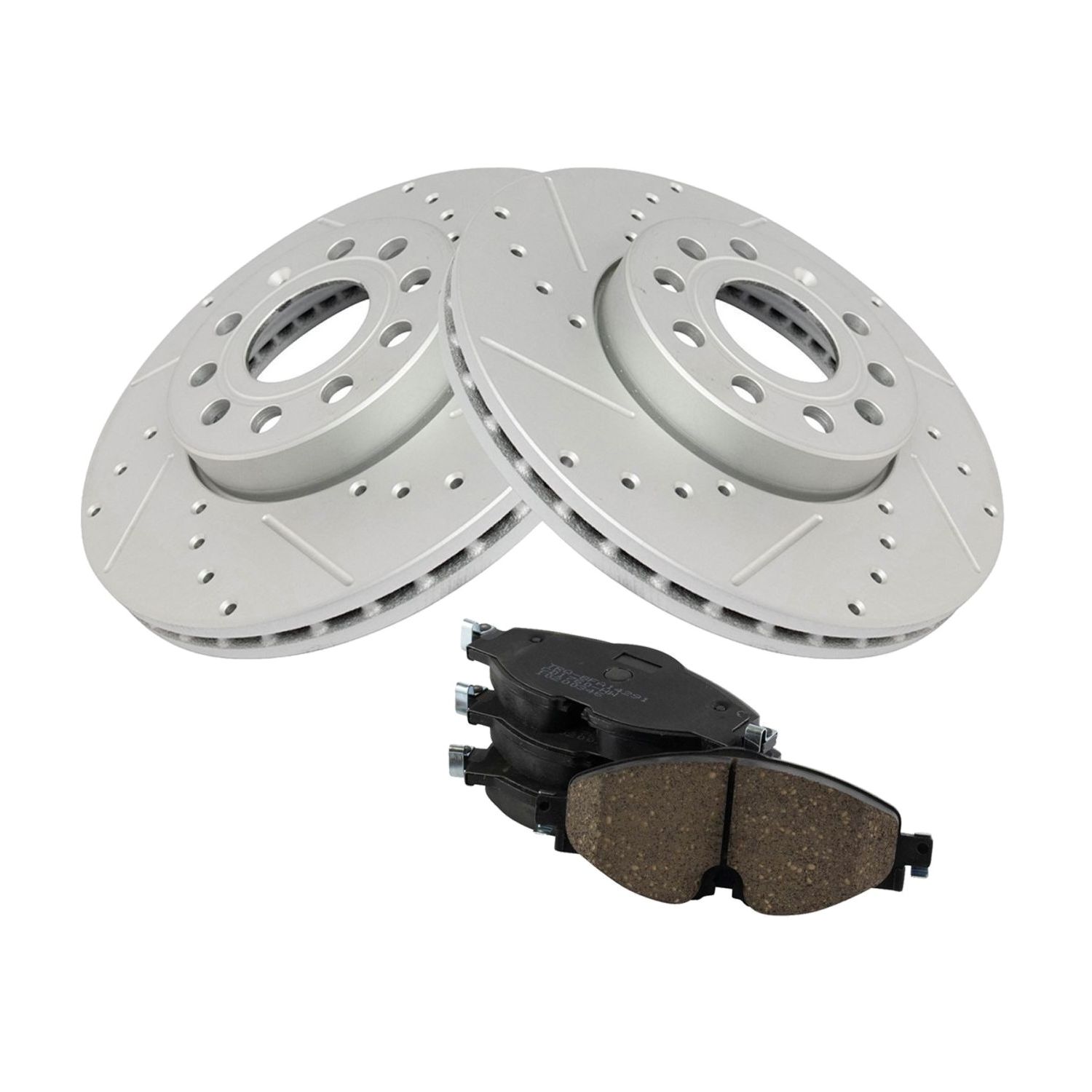 For 16 Golf SportWagen Limited Edition Front Posi Ceramic Brake Pad & Rotor Kit