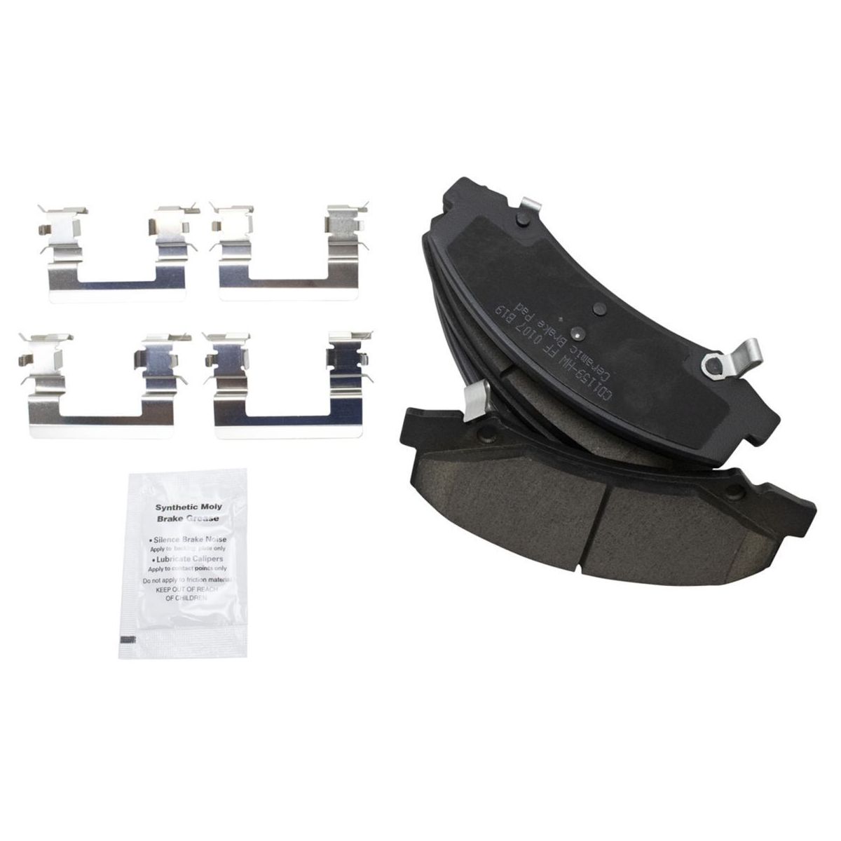 For 08 Impala 50th Anniversary Edition Front & Rear Ceramic Brake Pad Kit W/