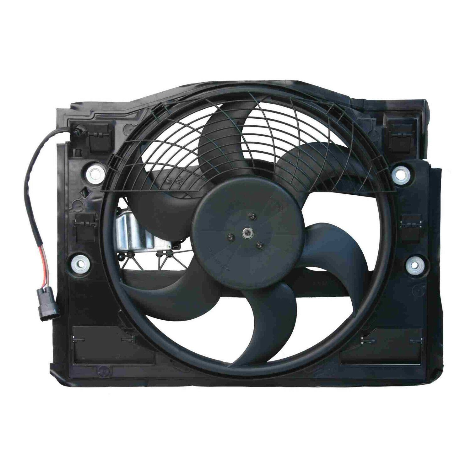 Condenser Front Auxiliary Cooling Electric Fan Motor For 00 328Ci E46 3-Series